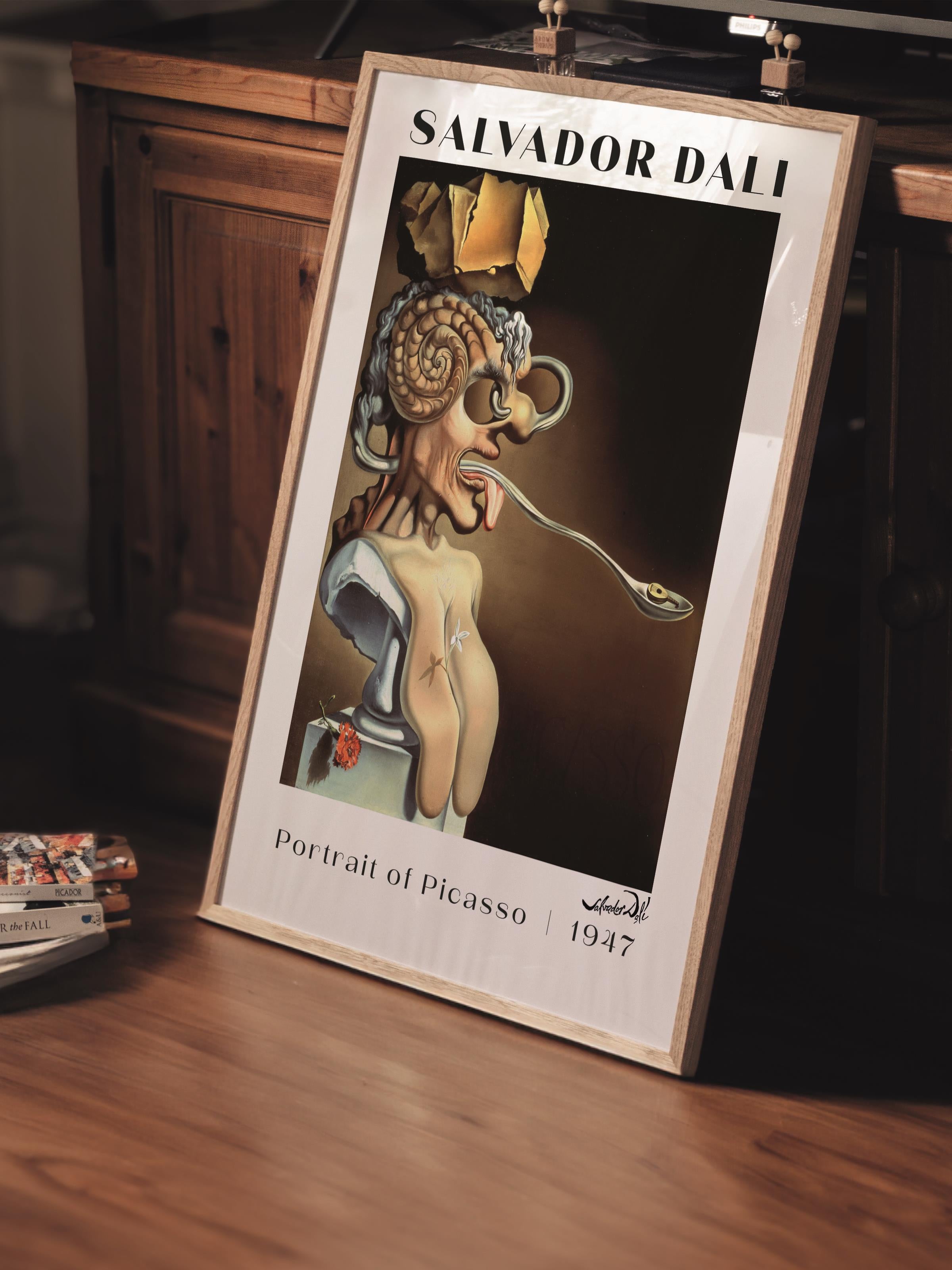 Salvador Dali Duvar Posteri - Duvar Dekoru - Sanat Serisi Posterleri - Kalın Kağıt - Çerçevesiz