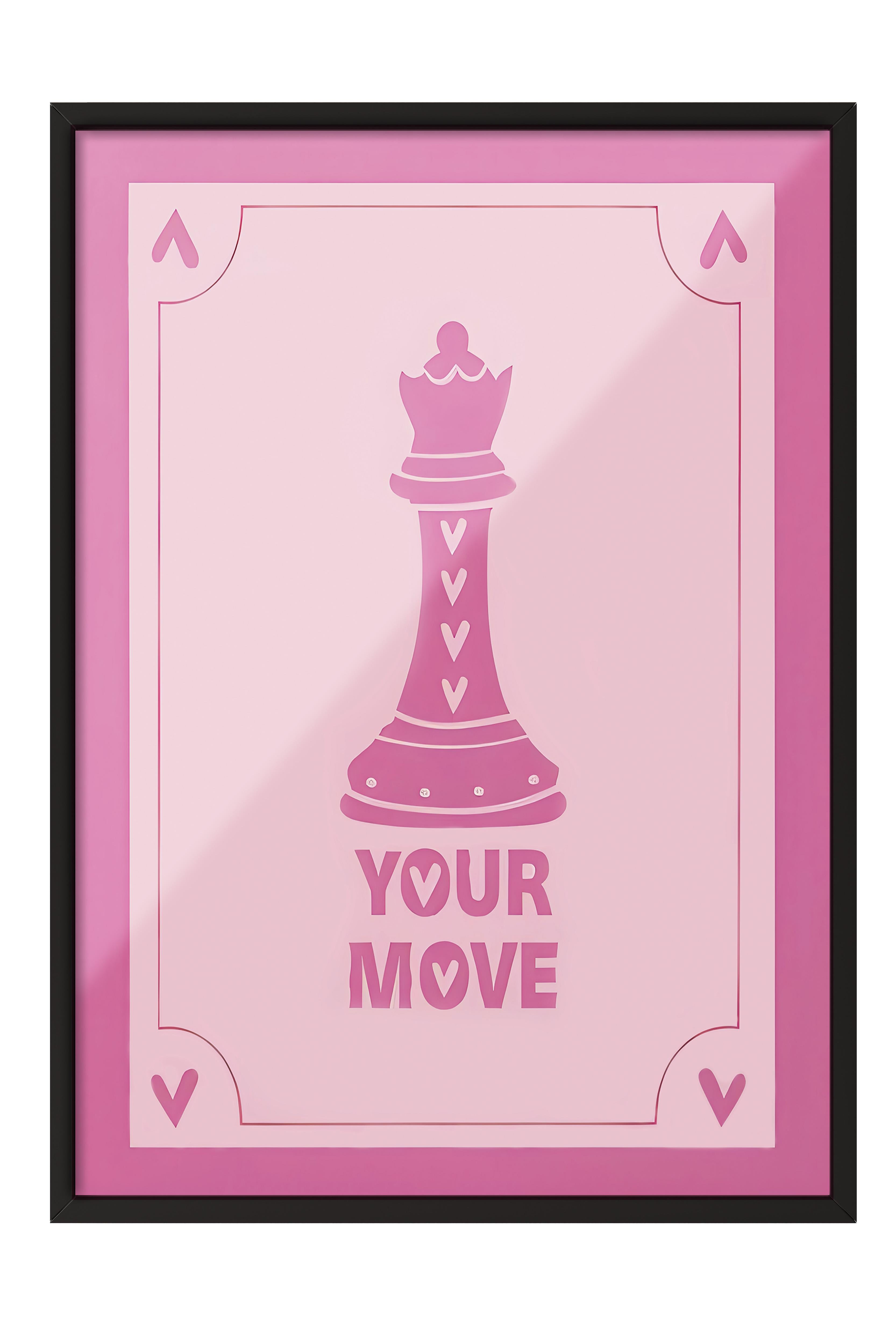 Siyah Çerçeveli Tablo, Poster ve Çerçeve Seti, Your Move Comfort Serisi NO:108729