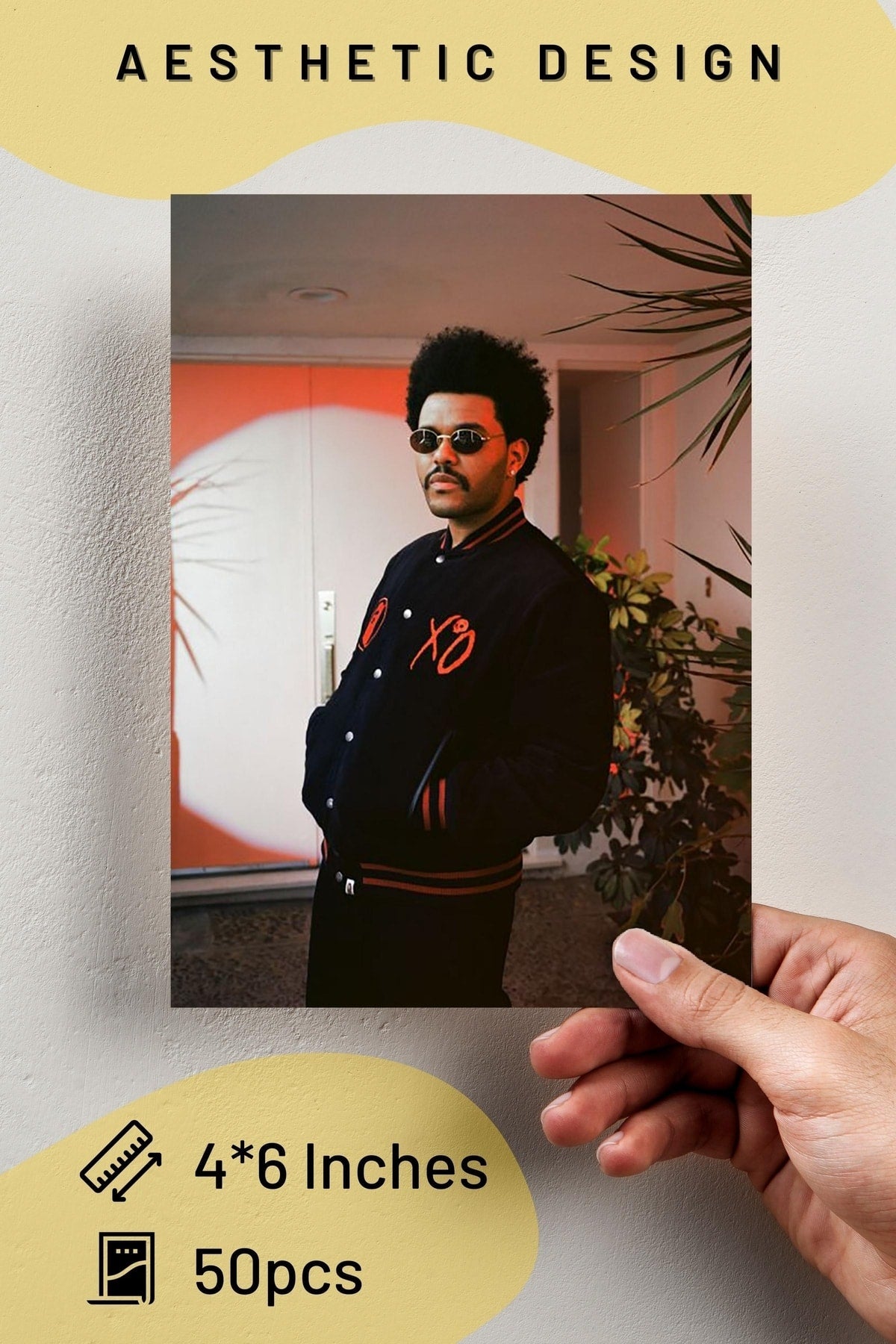 The Weeknd Poster Kolaj Seti - Duvar Posteri - Sticker Bant Hediyeli - 50 Adet - 10*15 Cm