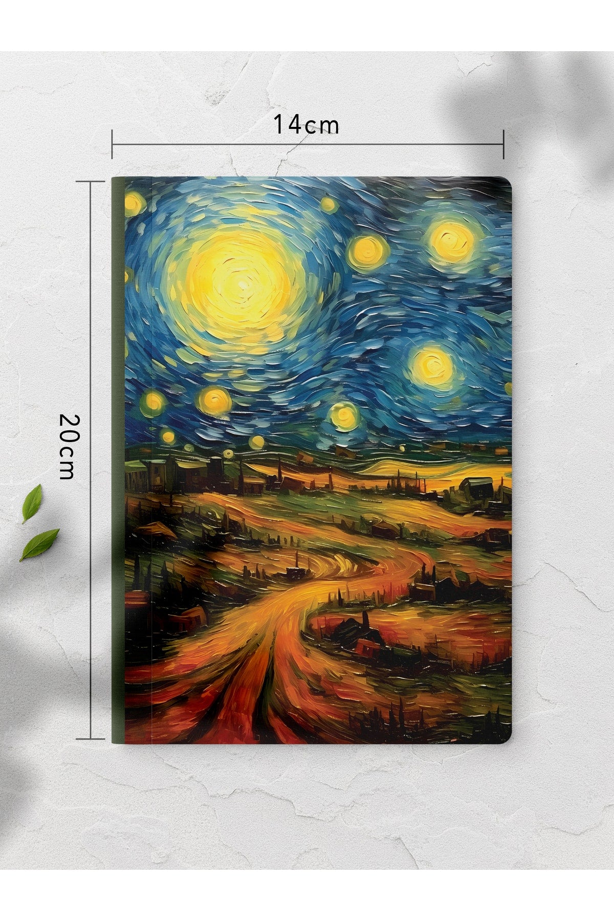 Van Gogh Defter Seti - Sanat Temalı - 4 Adet - 14cm*20cm - 64 Sayfa - Çizgisiz