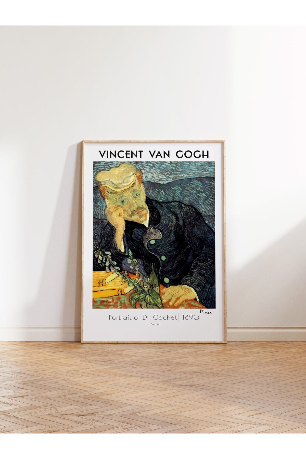 Van Gogh Duvar Posteri -portrait Of Dr. Gachet - Sanat Serisi Posterleri - Kalın Kağıt, Çerçevesiz