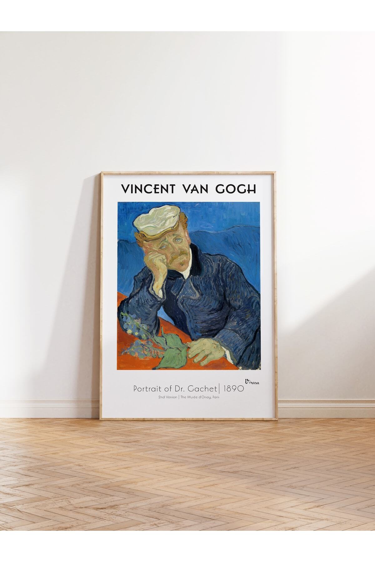 Van Gogh Duvar Posteri - Portrait Of Dr. Gachet - Sanat Serisi Posterleri - Kalın Kağıt, Çerçevesiz