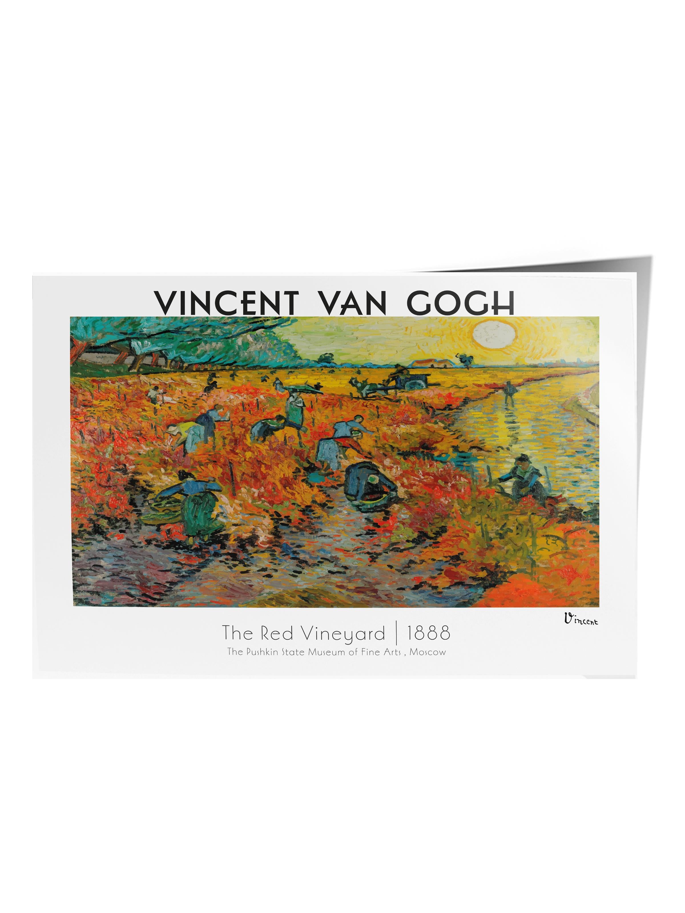 Van Gogh Duvar Posteri - Sanat Poster - Sanat Serisi Posterleri - Kalın Kağıt, Çerçevesiz