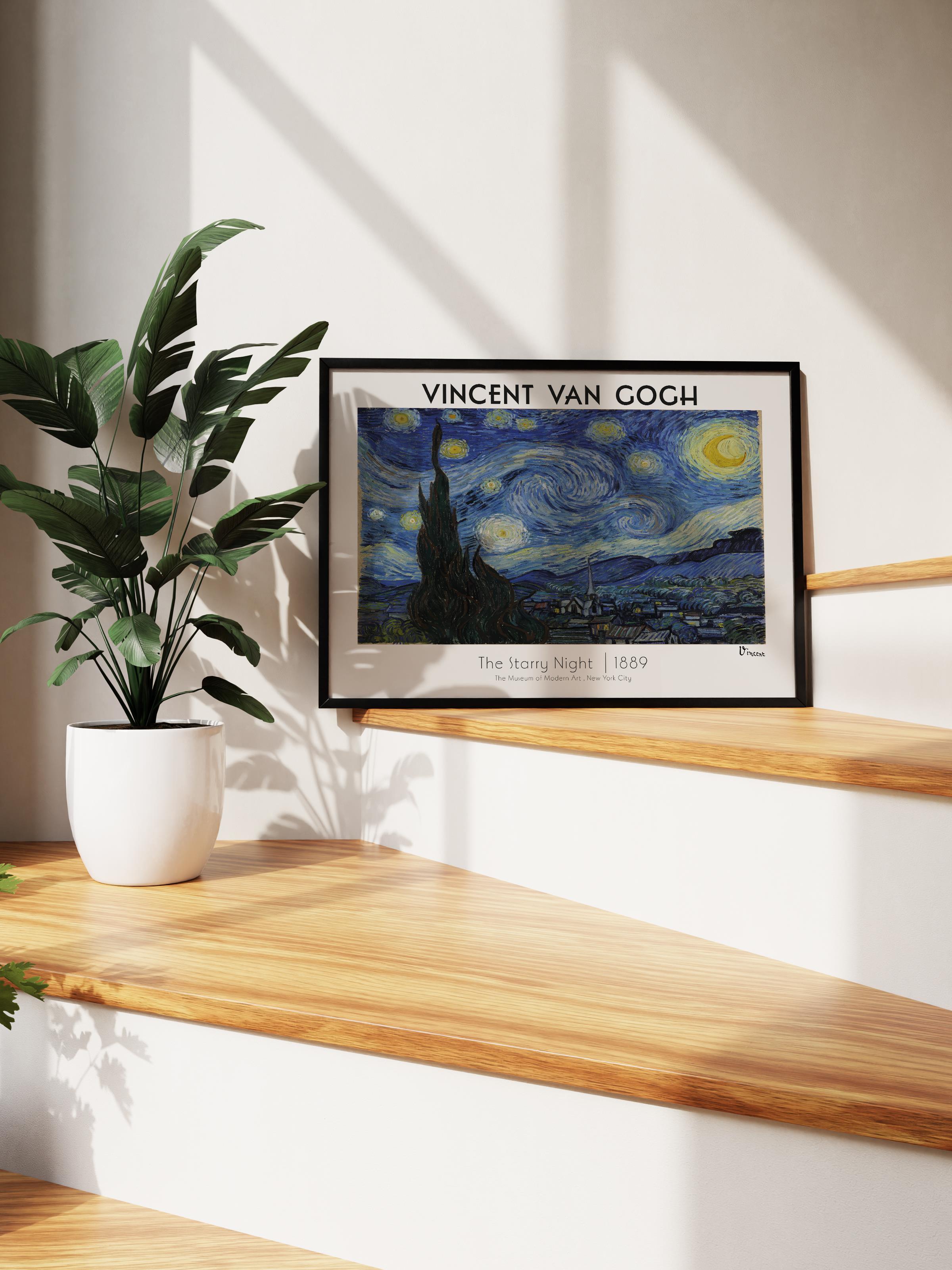 Van Gogh Duvar Posteri - Sanat Poster - Sanat Serisi Posterleri - Kalın Kağıt, Çerçevesiz