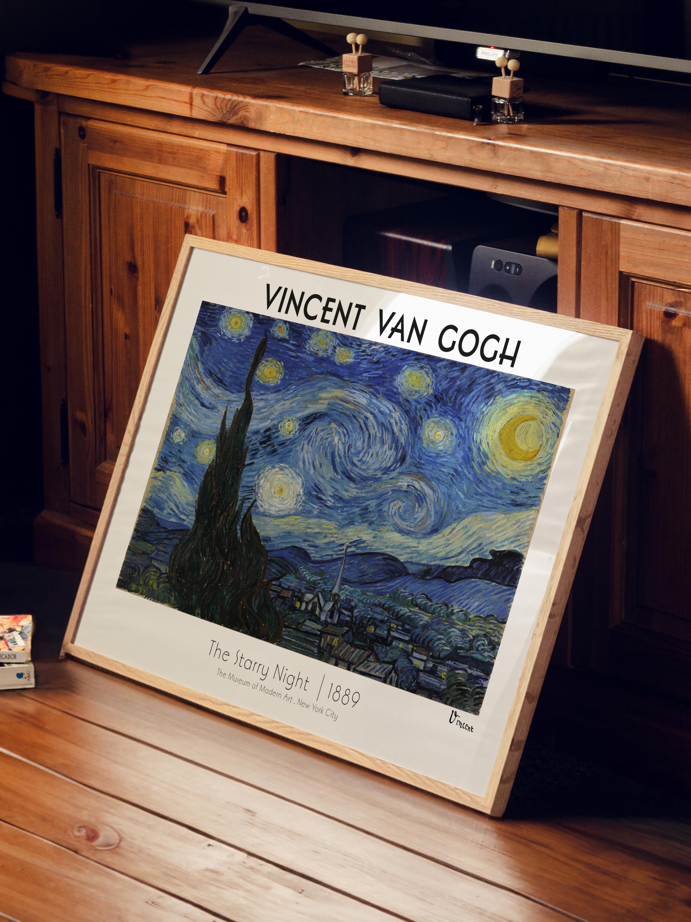 Van Gogh Duvar Posteri - Sanat Poster - Sanat Serisi Posterleri - Kalın Kağıt, Çerçevesiz