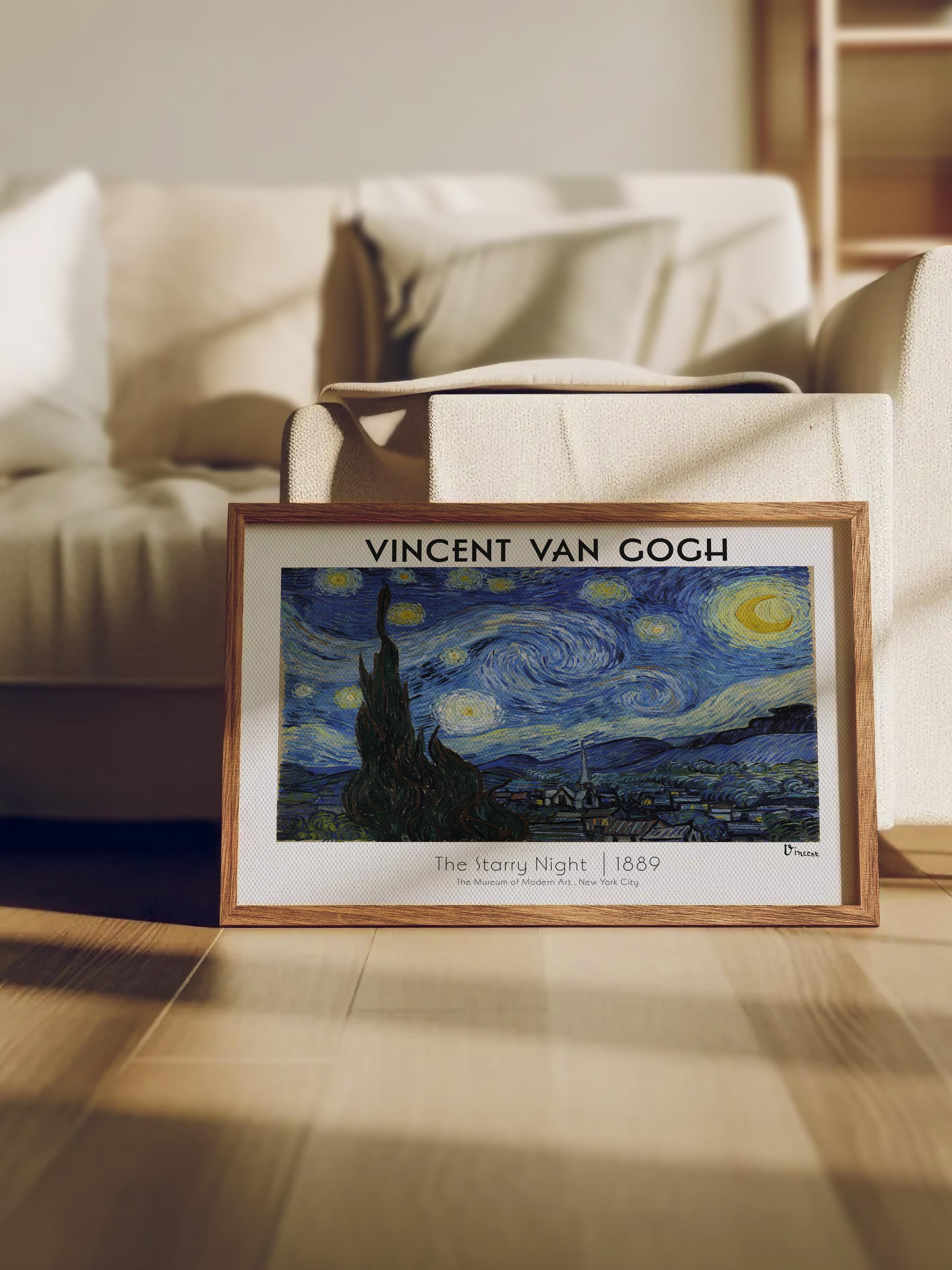 Van Gogh Duvar Posteri - Sanat Poster - Sanat Serisi Posterleri - Kalın Kağıt, Çerçevesiz