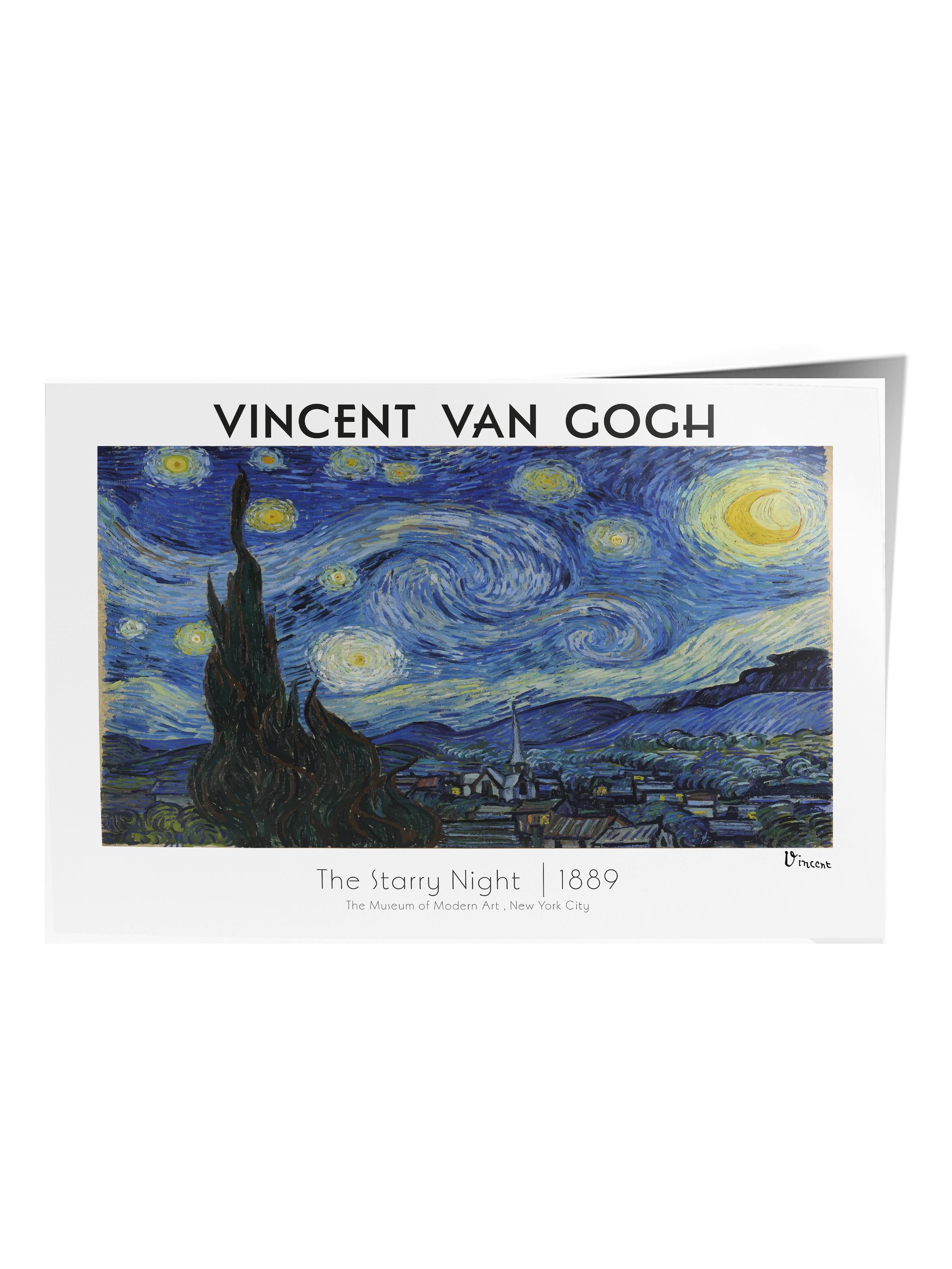 Van Gogh Duvar Posteri - Sanat Poster - Sanat Serisi Posterleri - Kalın Kağıt, Çerçevesiz