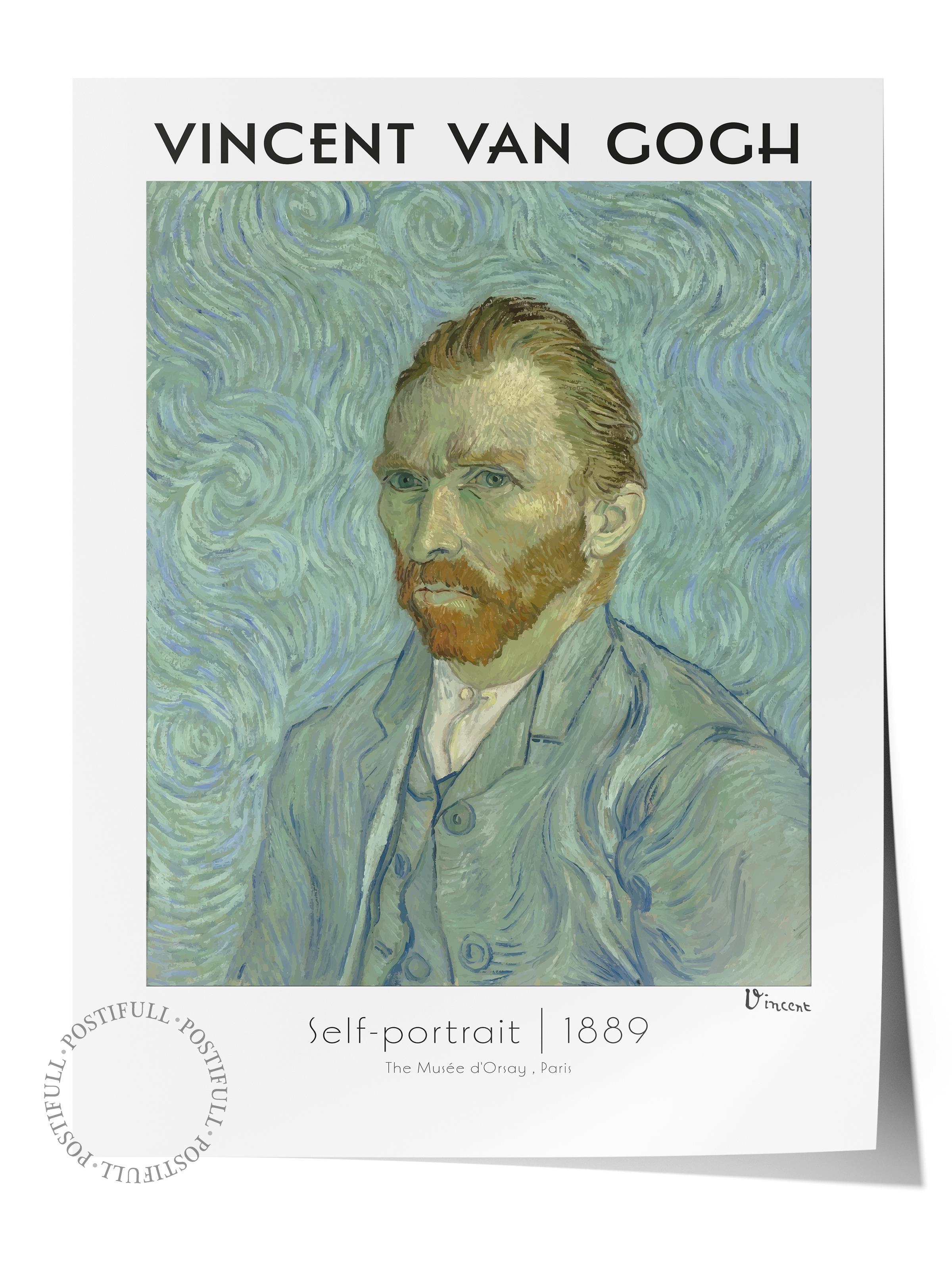 Van Gogh Duvar Posteri - Sanat Poster - Sanat Serisi Posterleri - Kalın Kağıt, Çerçevesiz