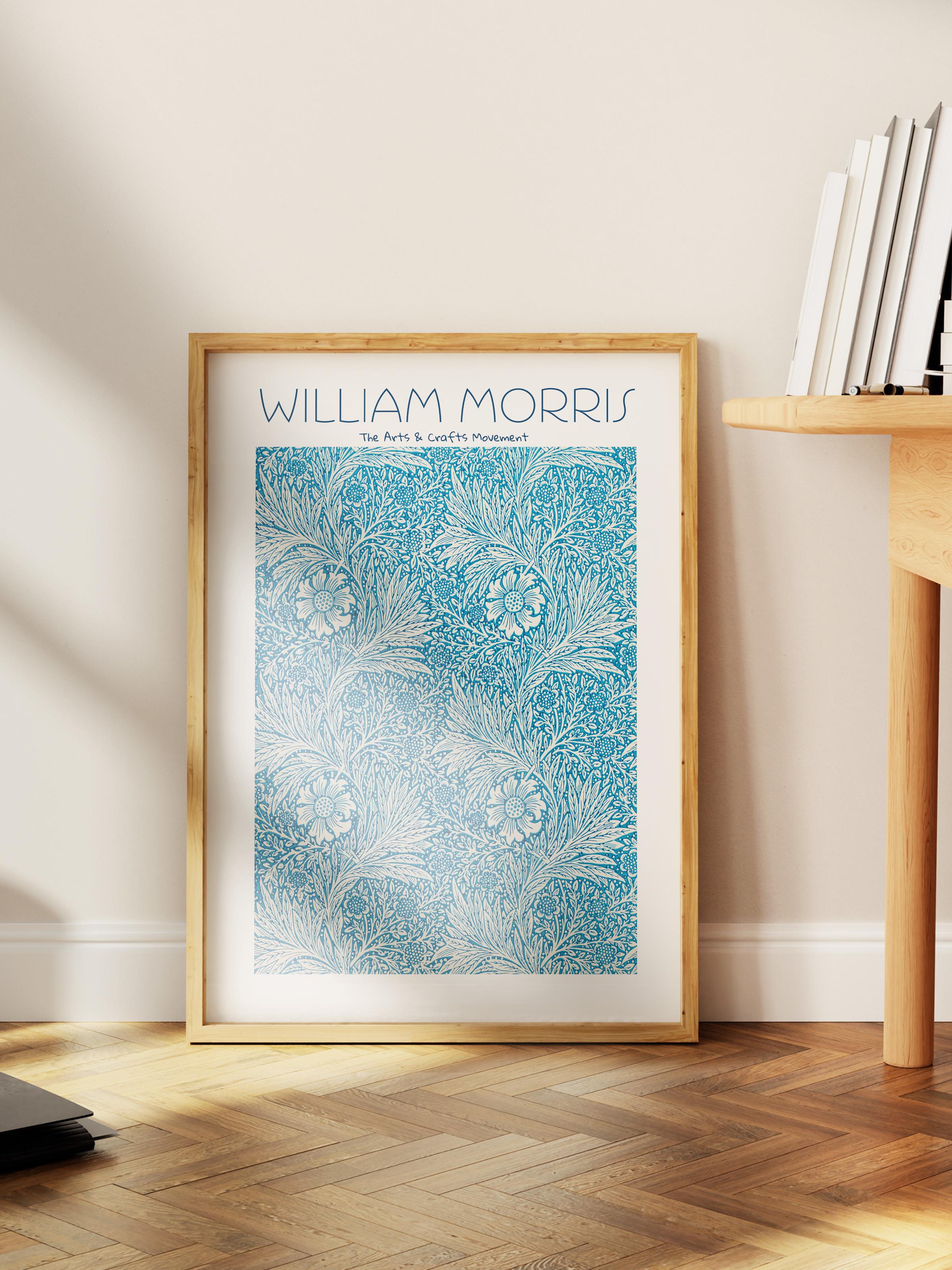 William Morris Poster - William Morris Tasarımları - Sanat Serisi - Çerçevesiz Duvar Tablosu - Parlak ve Kalın Fine Art Kağıt Poster