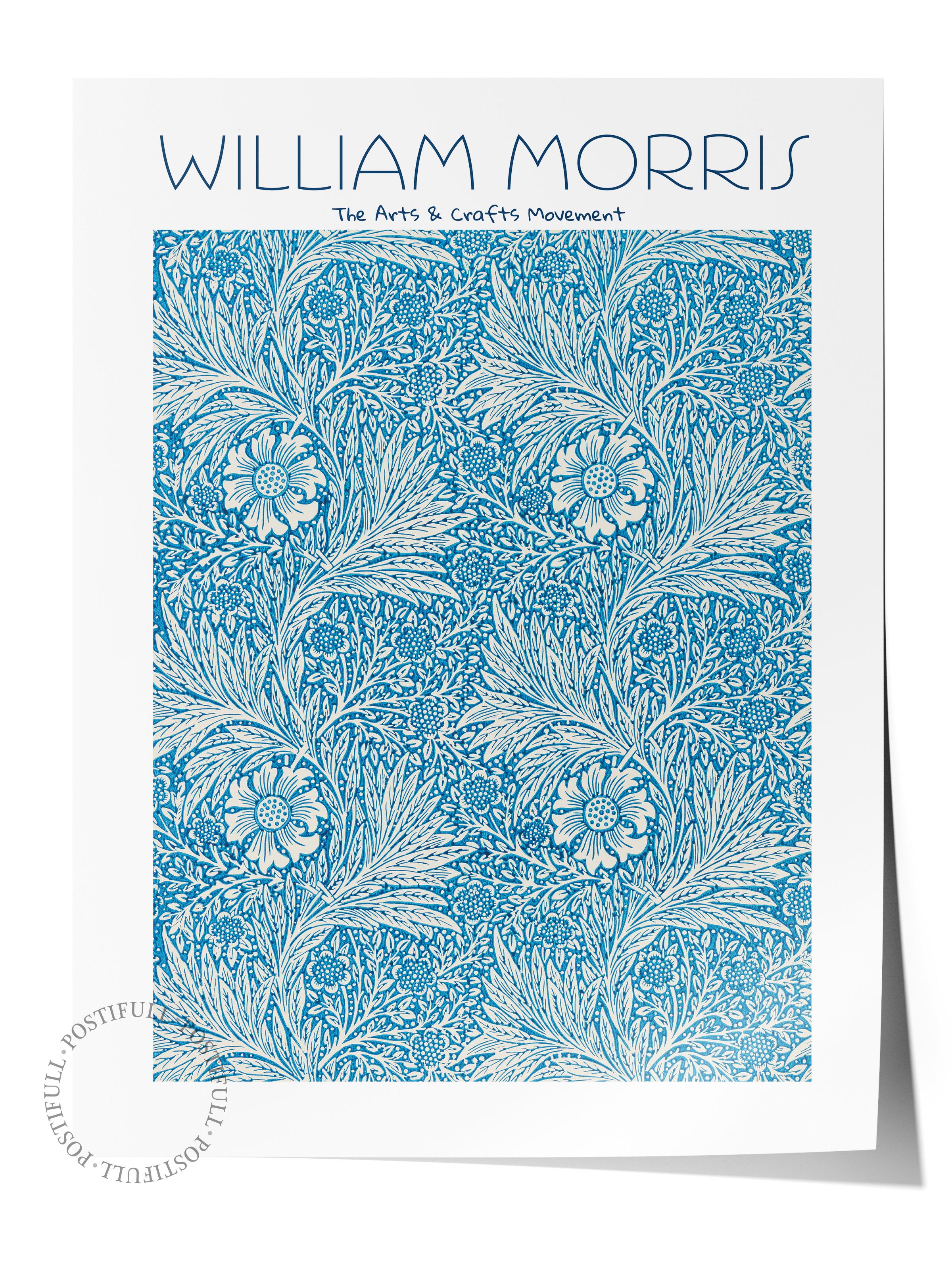 William Morris Poster - William Morris Tasarımları - Sanat Serisi - Çerçevesiz Duvar Tablosu - Parlak ve Kalın Fine Art Kağıt Poster