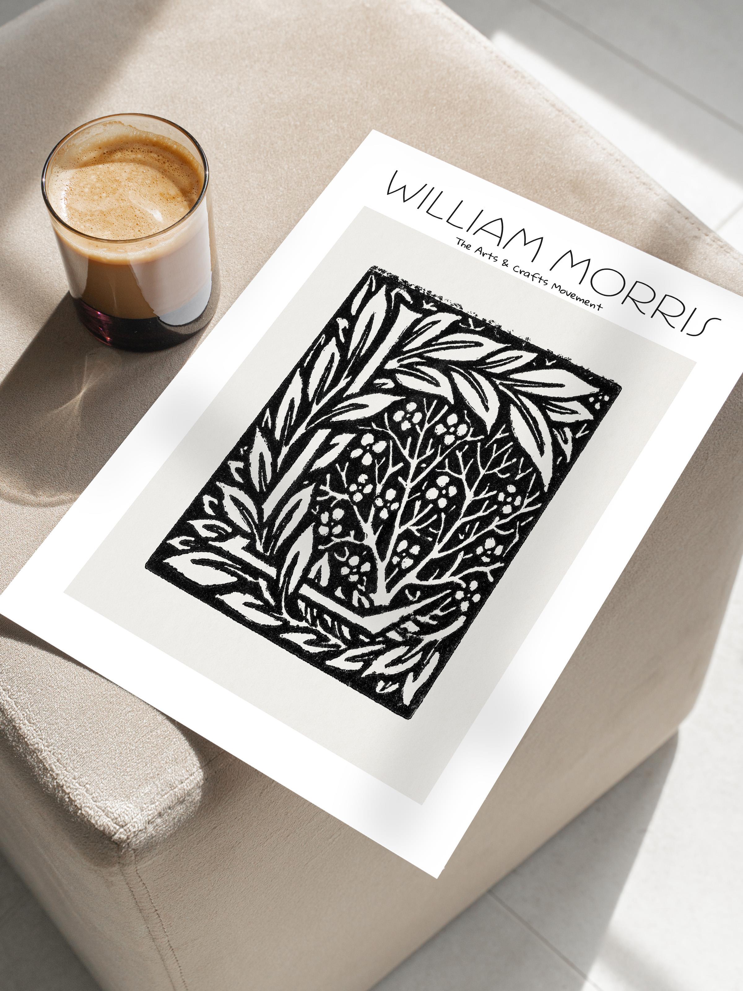 William Morris Poster - William Morris Tasarımları - Sanat Serisi - Çerçevesiz Duvar Posteri - Parlak ve Kalın Fine Art Kağıt Poster