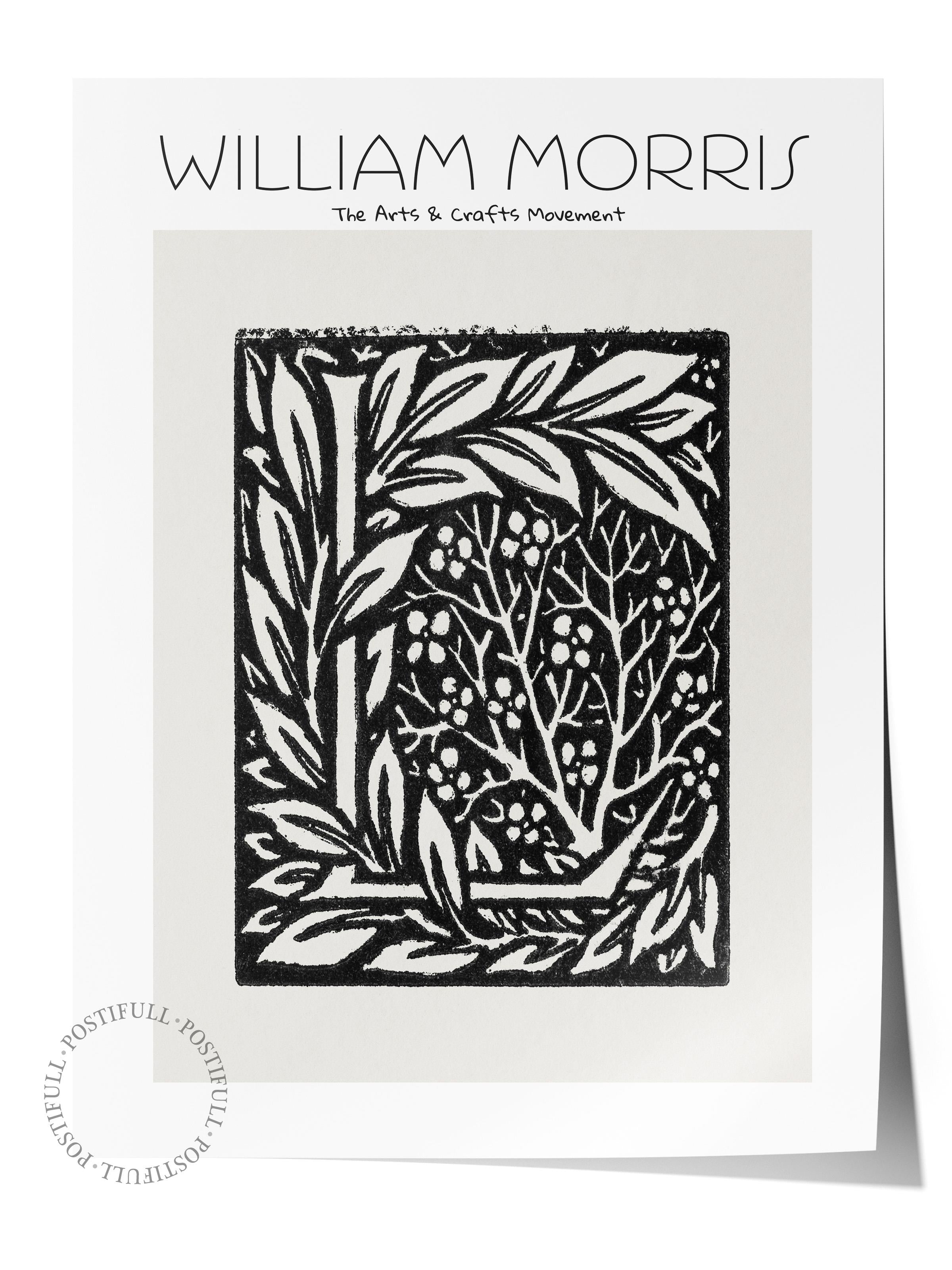 William Morris Poster - William Morris Tasarımları - Sanat Serisi - Çerçevesiz Duvar Posteri - Parlak ve Kalın Fine Art Kağıt Poster