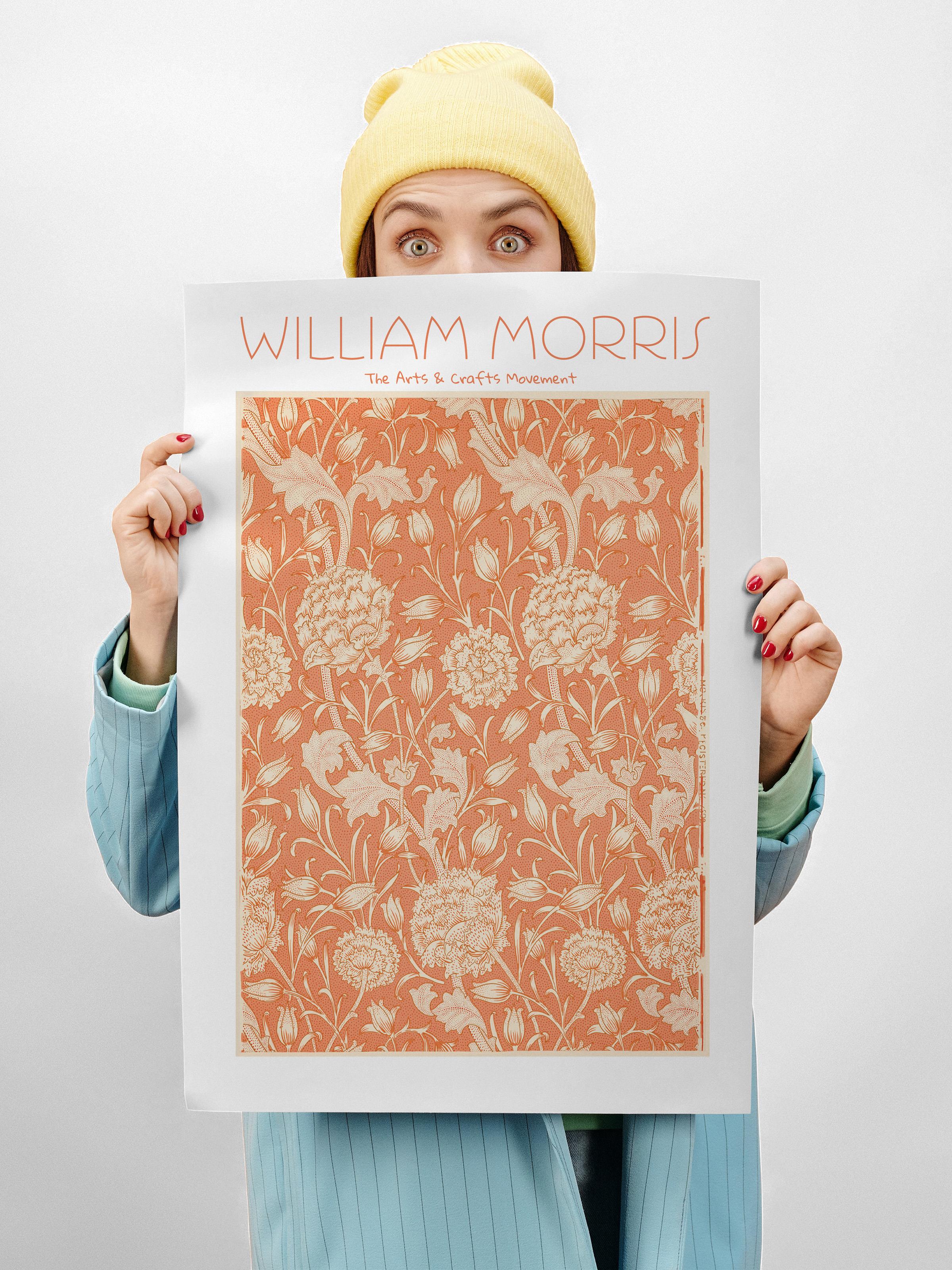 William Morris Poster - William Morris Tasarımları - Sanat Serisi - Çerçevesiz Duvar Tablosu - Parlak ve Kalın Fine Art Kağıt Poster