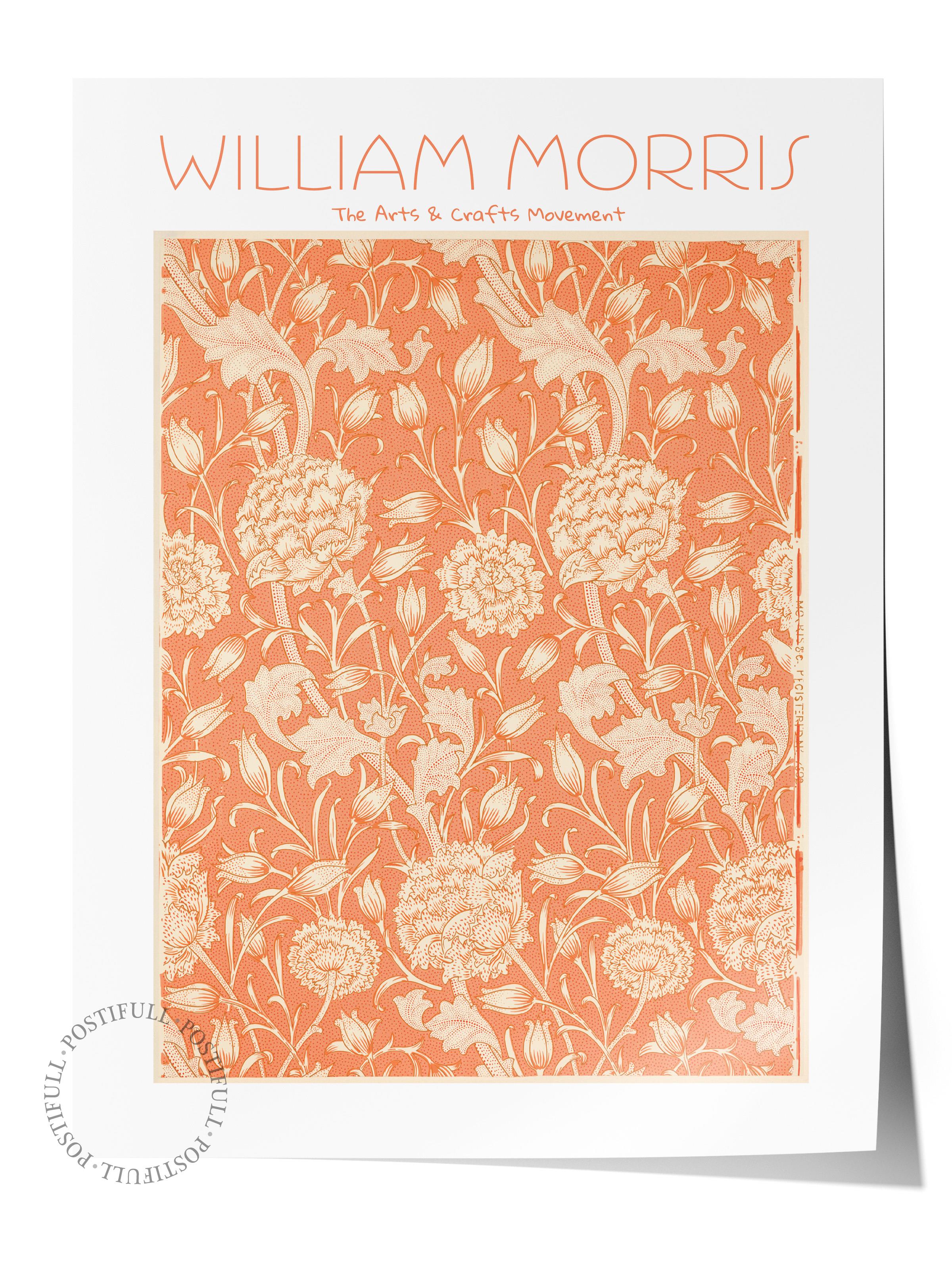 William Morris Poster - William Morris Tasarımları - Sanat Serisi - Çerçevesiz Duvar Tablosu - Parlak ve Kalın Fine Art Kağıt Poster