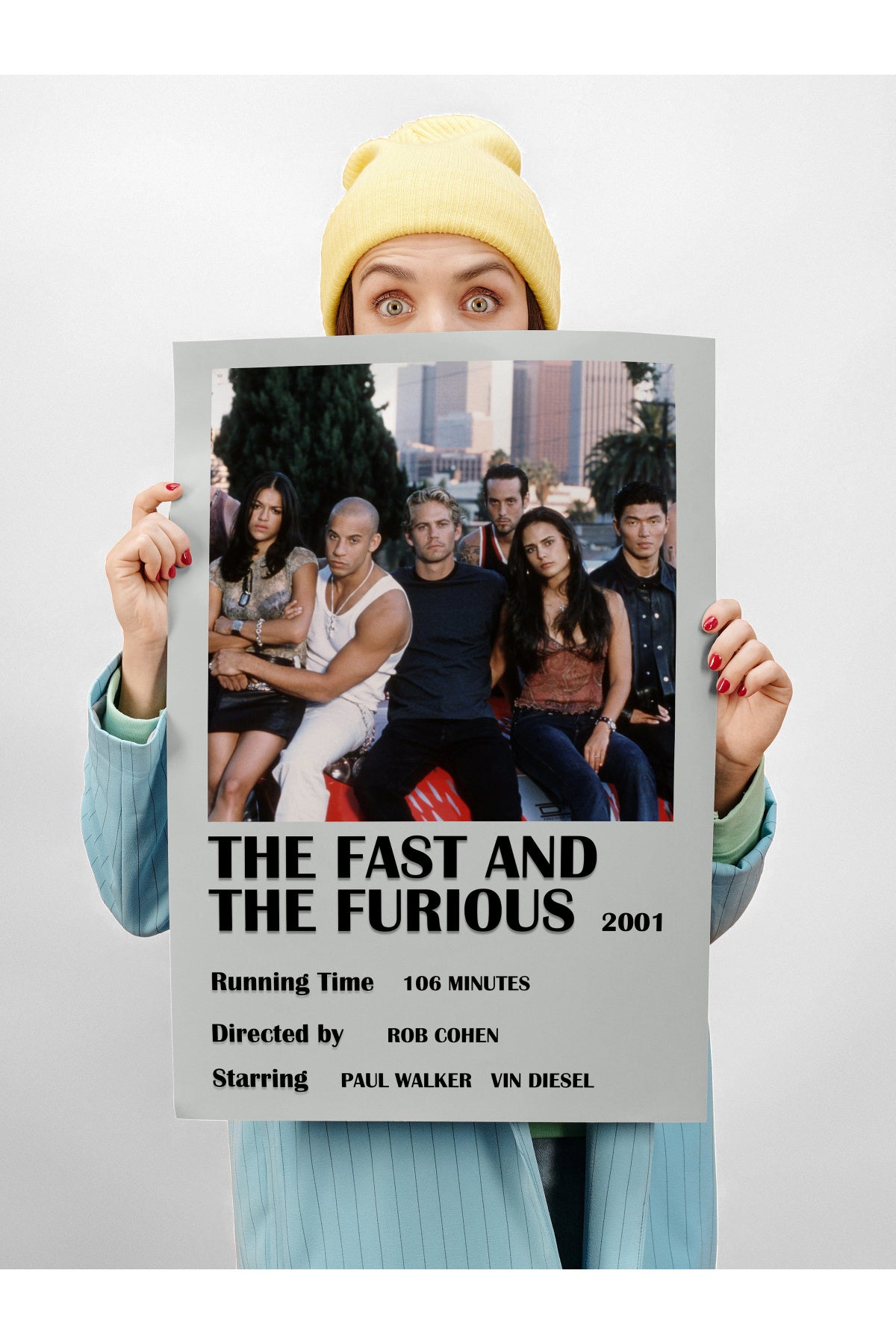 Film Afiş Poster - Duvar Posteri - Polaroid Dizayn Poster, Çerçevesiz - Kalın Kuşe Kağıt