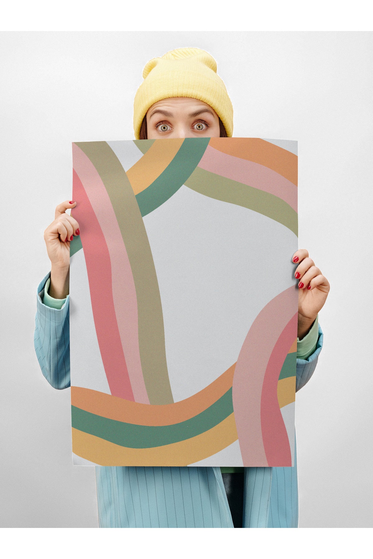 Pastel Tonlar Poster, Estetik Tasarım - Çerçevesiz