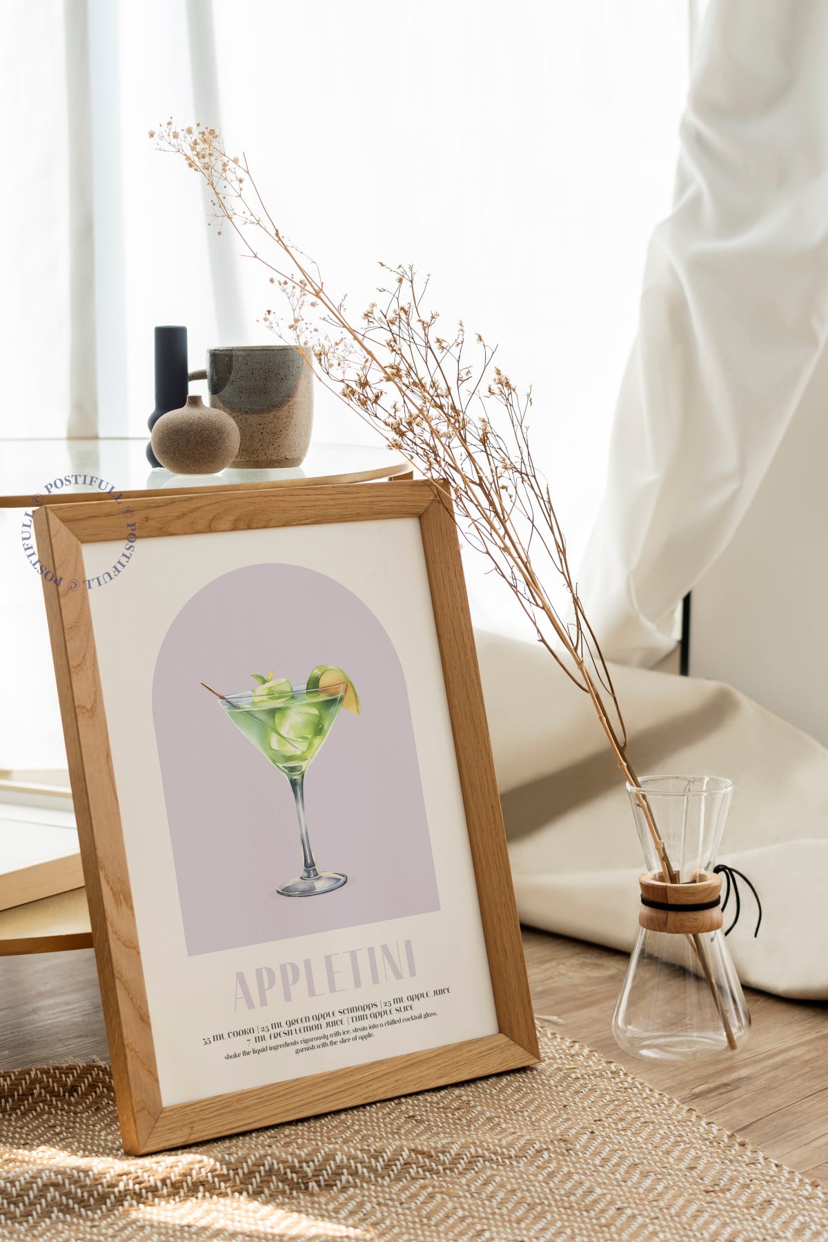 Kokteyl Temalı Duvar Posteri - Appletini