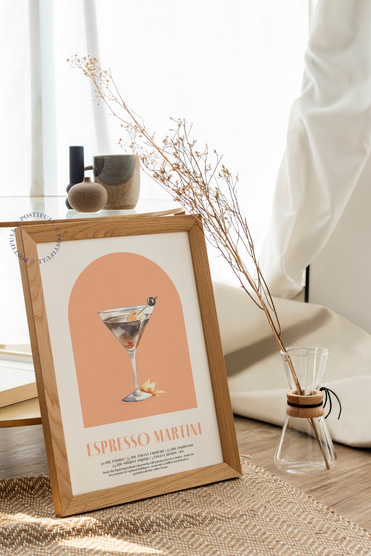 Kokteyl Temalı Duvar Posteri - Espresso Martini