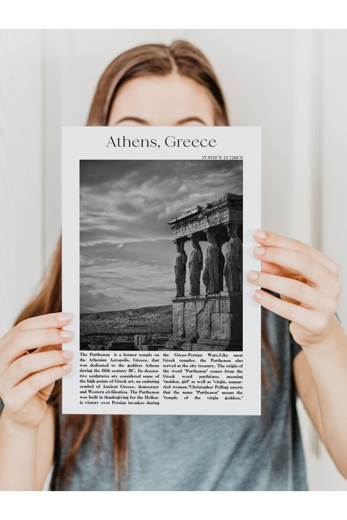 Atina - Yunanistan, Şehir Temalı Poster