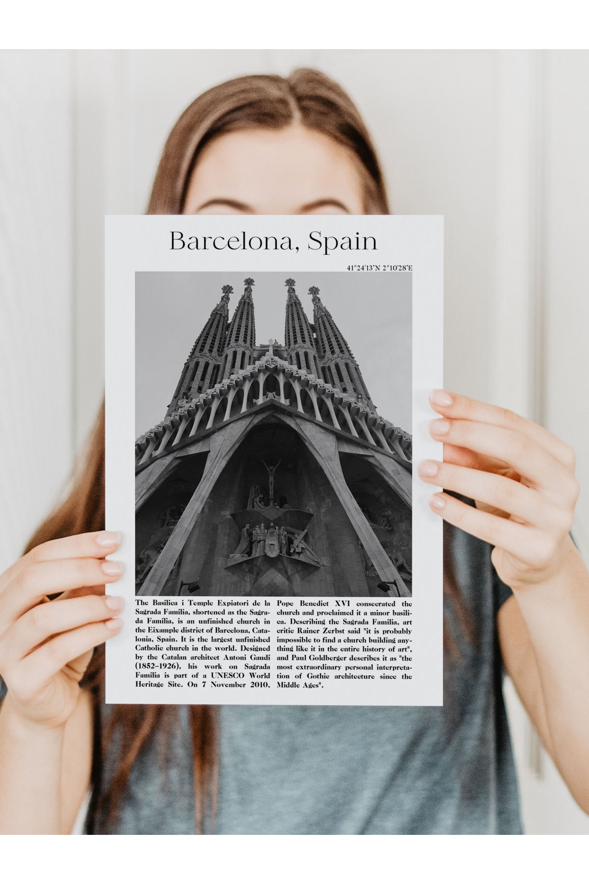 Barcelona - İspanya, Şehir Temalı Poster