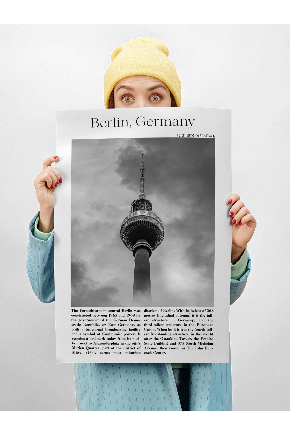 Berlin - Almanya, Şehir Temalı Poster