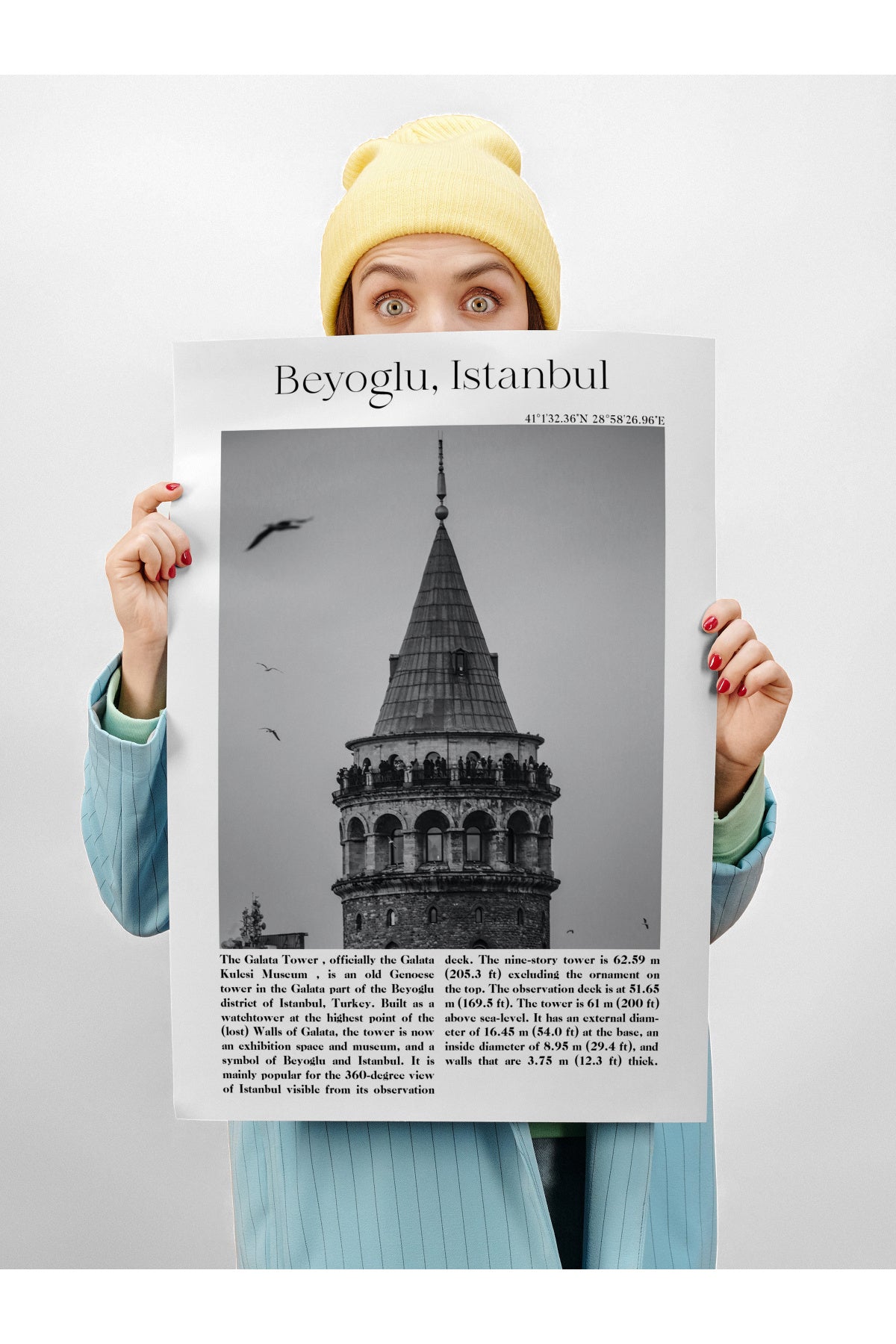 Beyoğlu - İstanbul, Şehir Temalı Poster