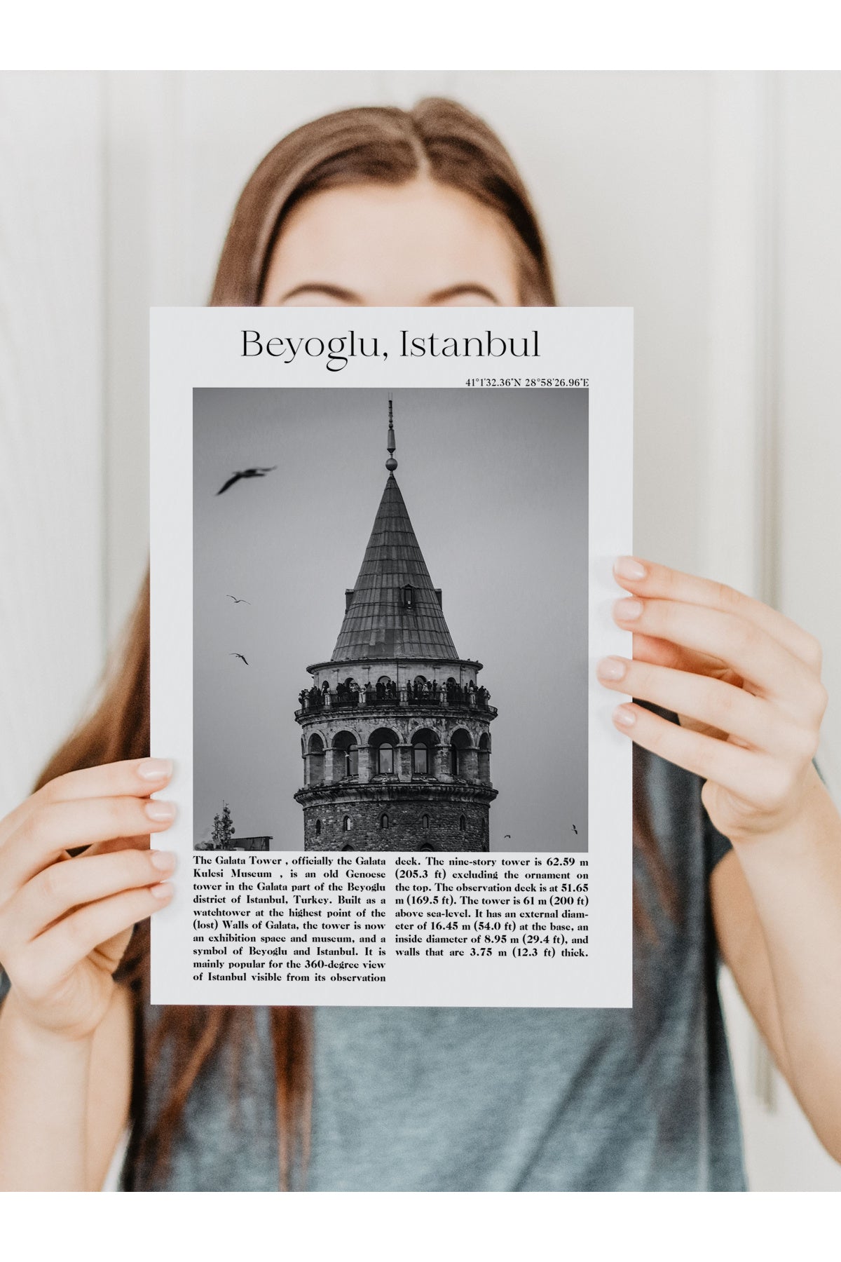 Beyoğlu - İstanbul, Şehir Temalı Poster