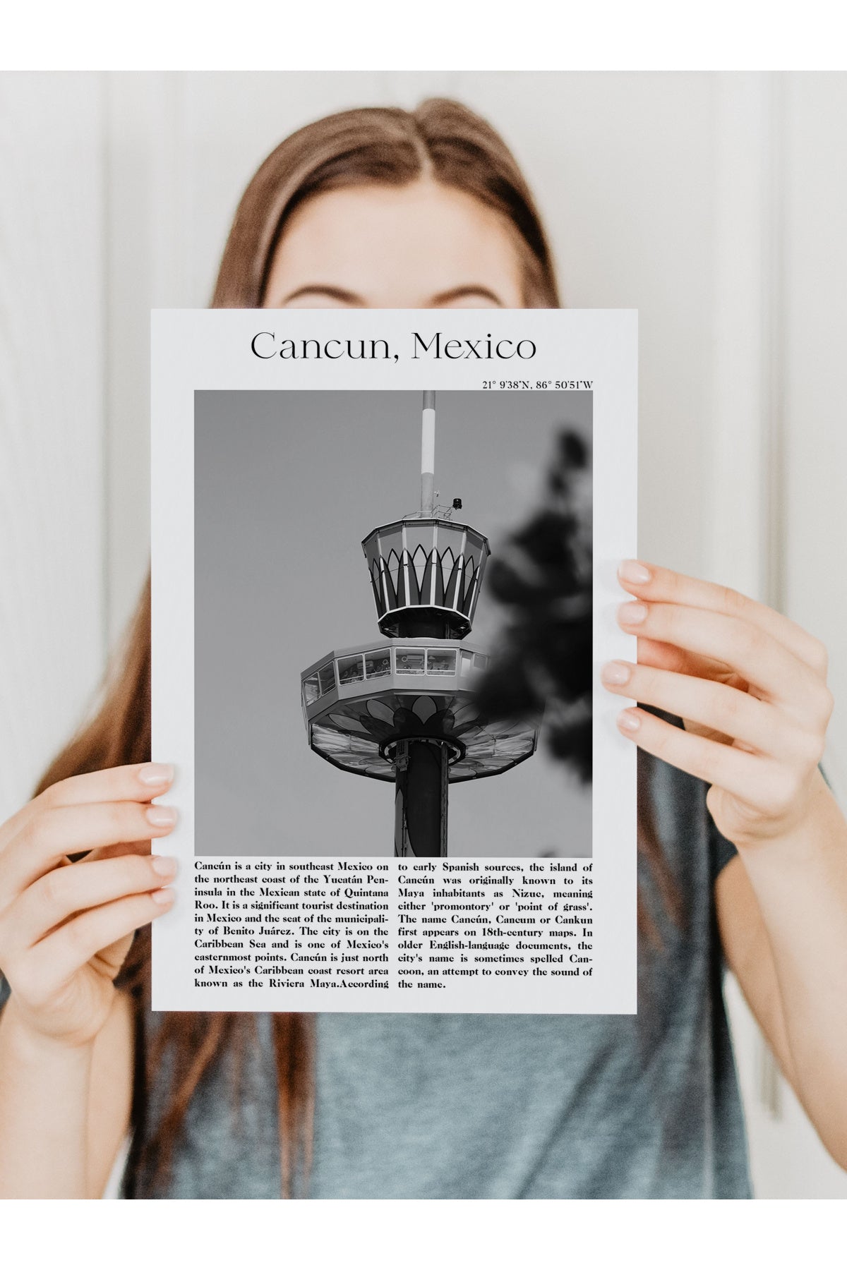 Cancun - Meksika, Şehir Temalı Poster