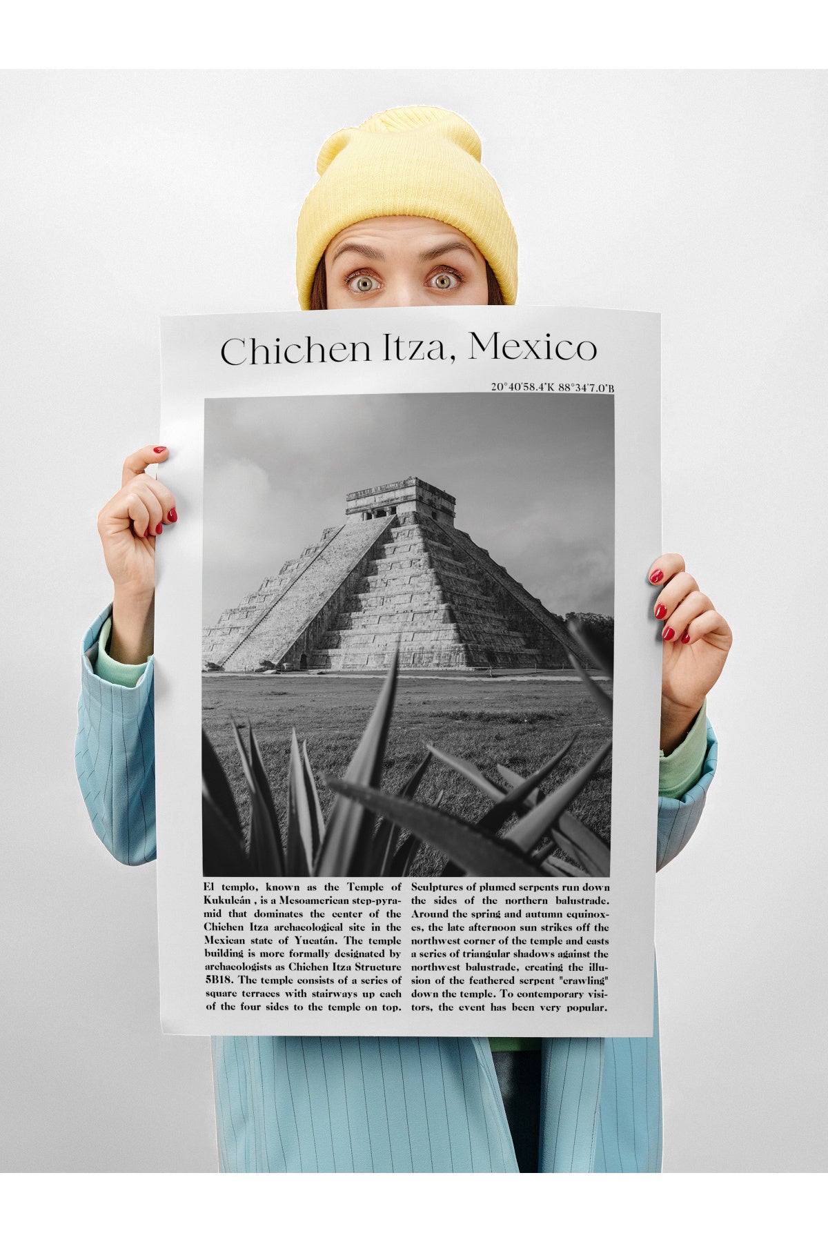 Chichen Itza - Meksika, Şehir Temalı Poster