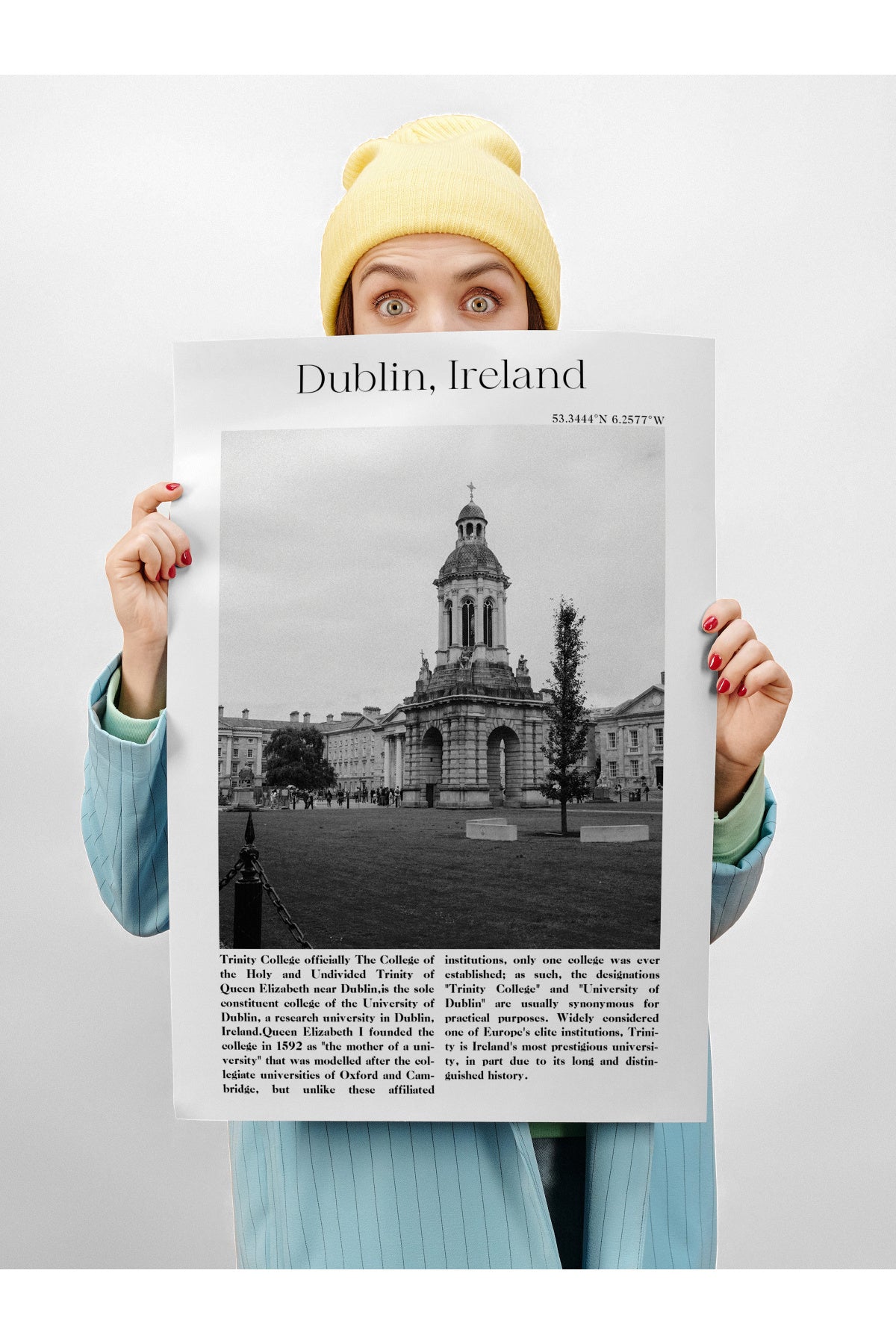 Dublin - İrlanda, Şehir Temalı Poster