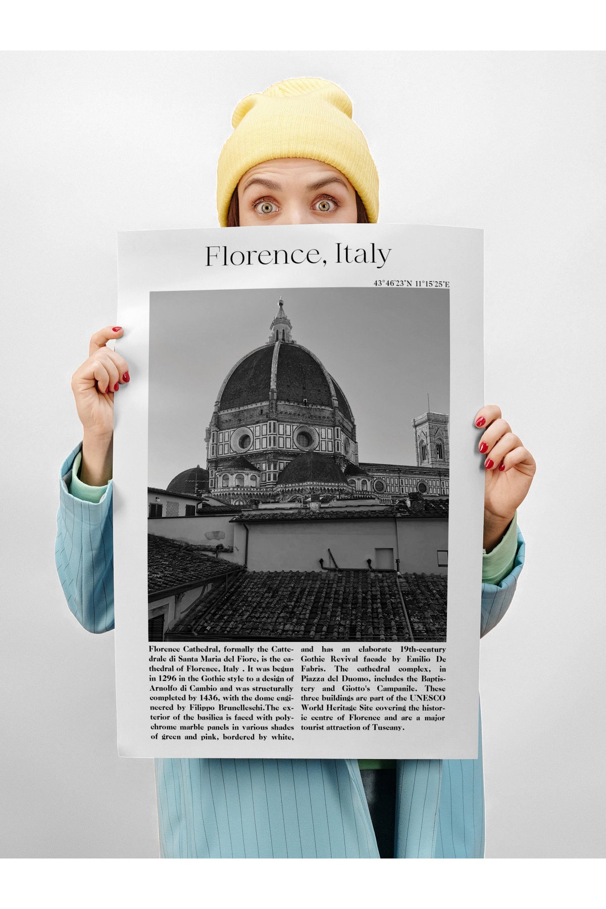 Floransa - İtalya, Şehir Temalı Poster
