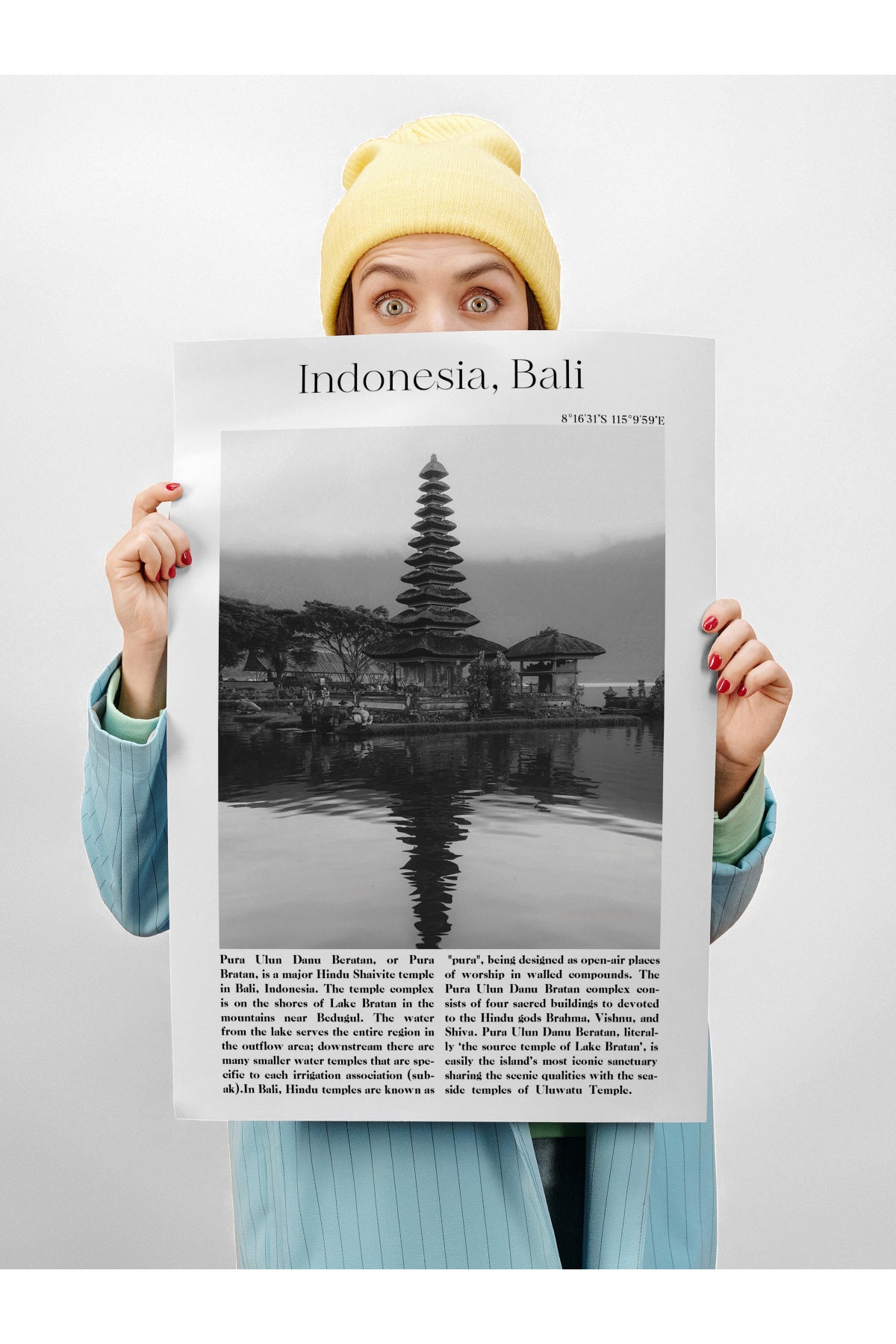 Endonezya - Bali, Şehir Temalı Poster