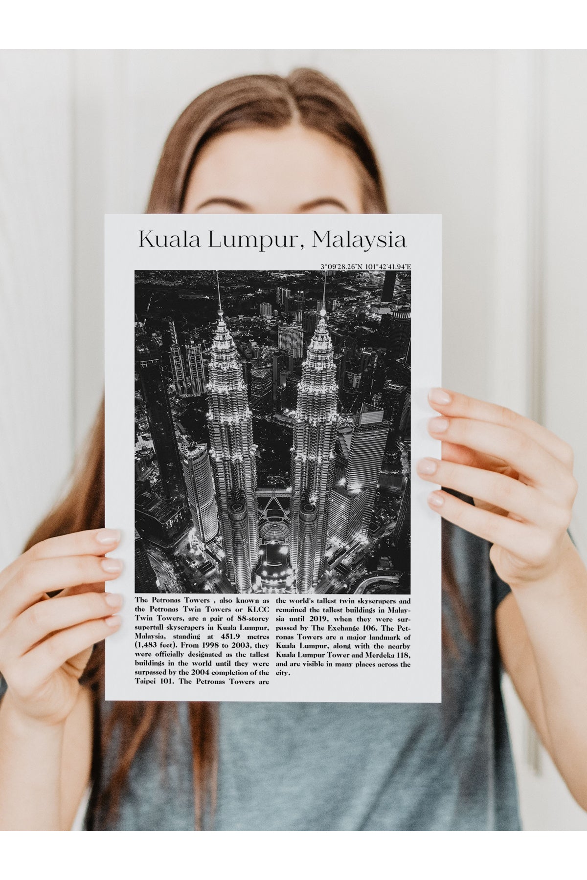 Kuala Lumpur - Malezya, Şehir Temalı Poster