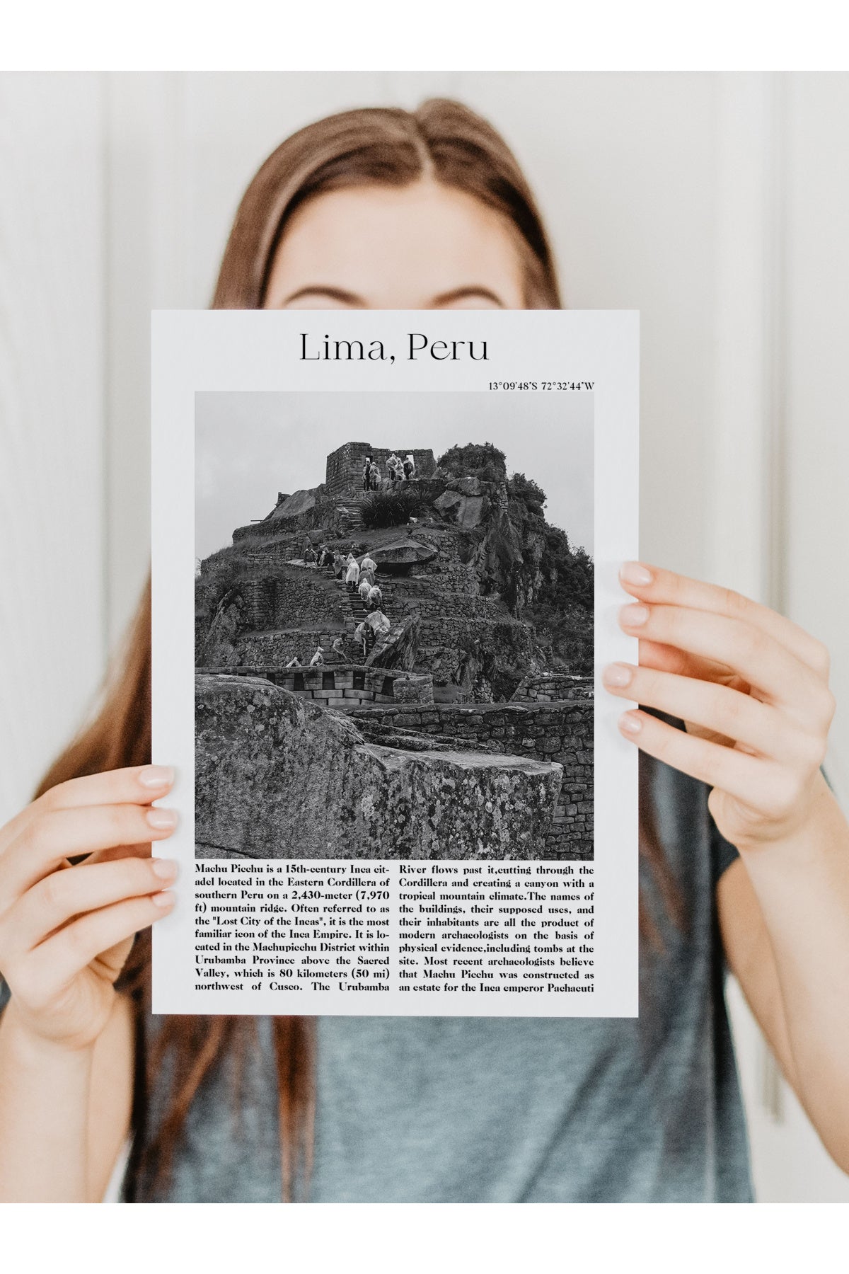 Lima - Peru, Şehir Temalı Poster