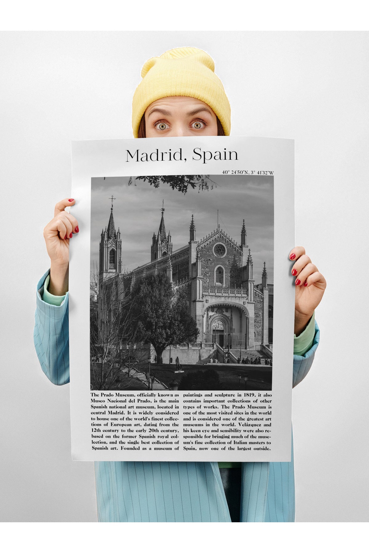 Madrid - İspanya, Şehir Temalı Poster