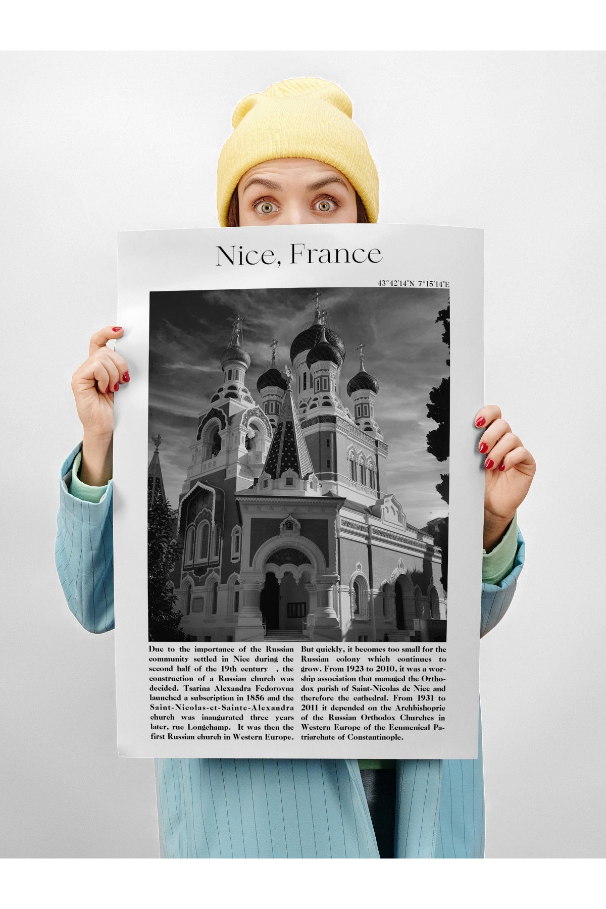 Nice - Fransa, Şehir Temalı Poster