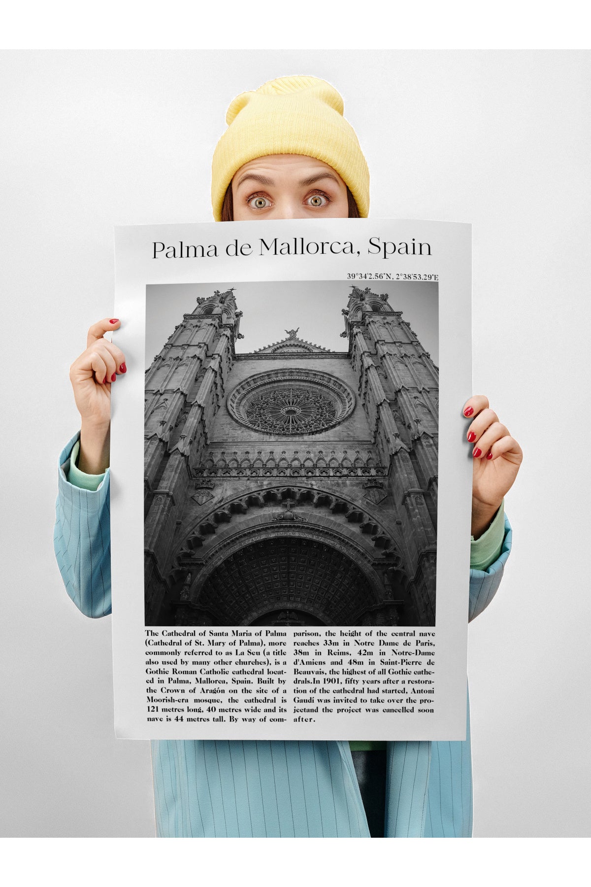 Mallorca - İspanya, Şehir Temalı Poster
