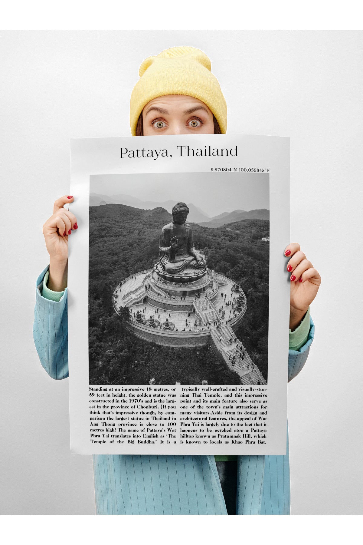 Pattaya - Tayland, Şehir Temalı Poster