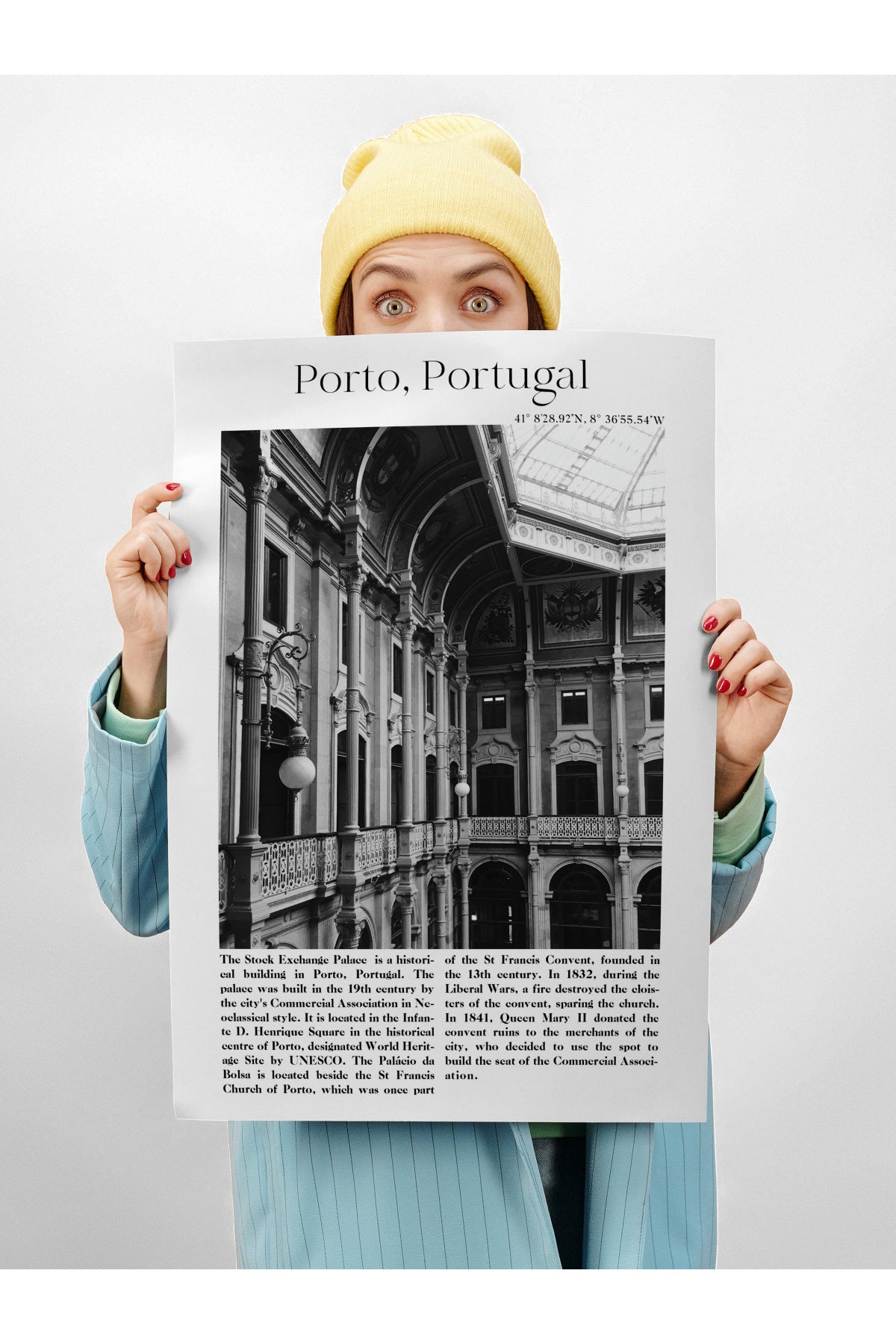 Porto - Portekiz, Şehir Temalı Poster