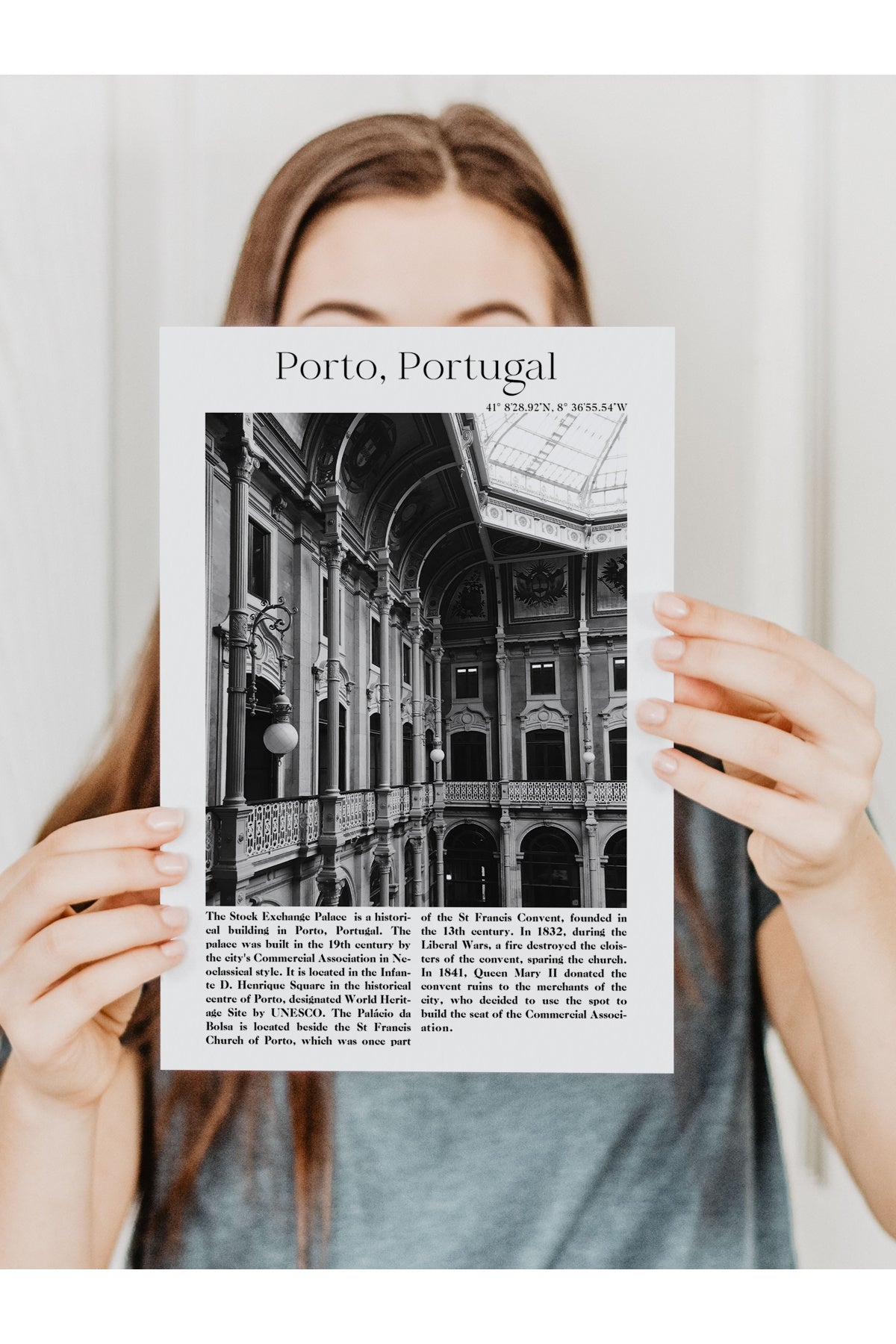 Porto - Portekiz, Şehir Temalı Poster