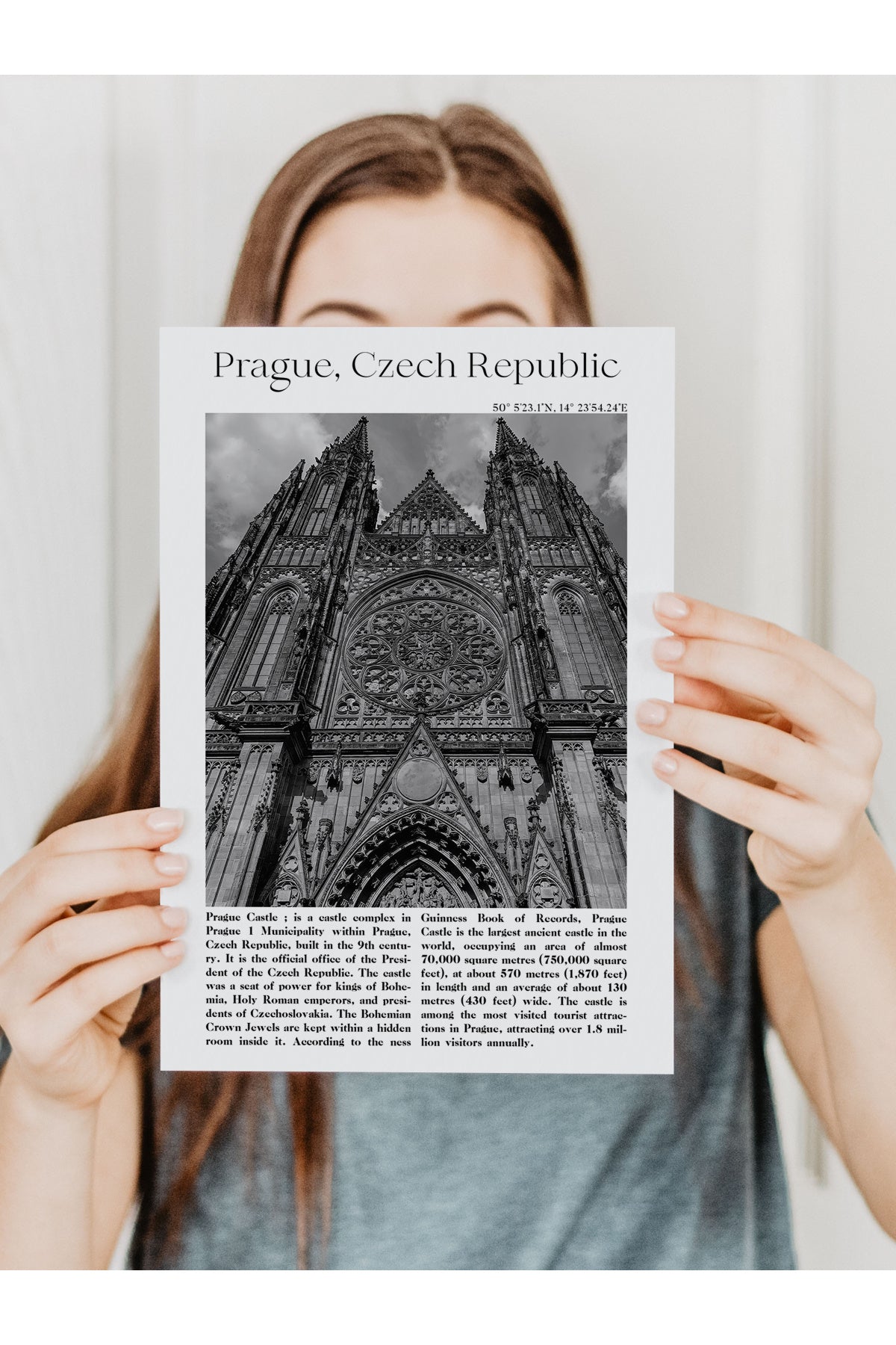 Prag - Çek Cumhuriyeti, Şehir Temalı Poster