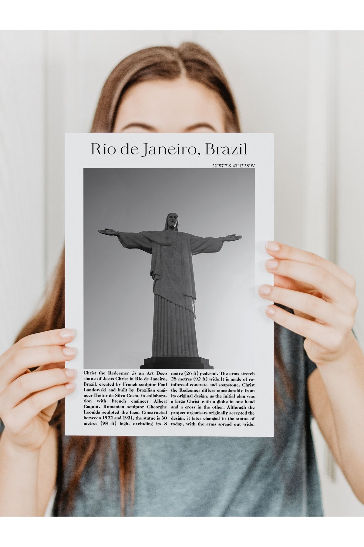 Rio de Janerio - Brezilya, Şehir Temalı Poster