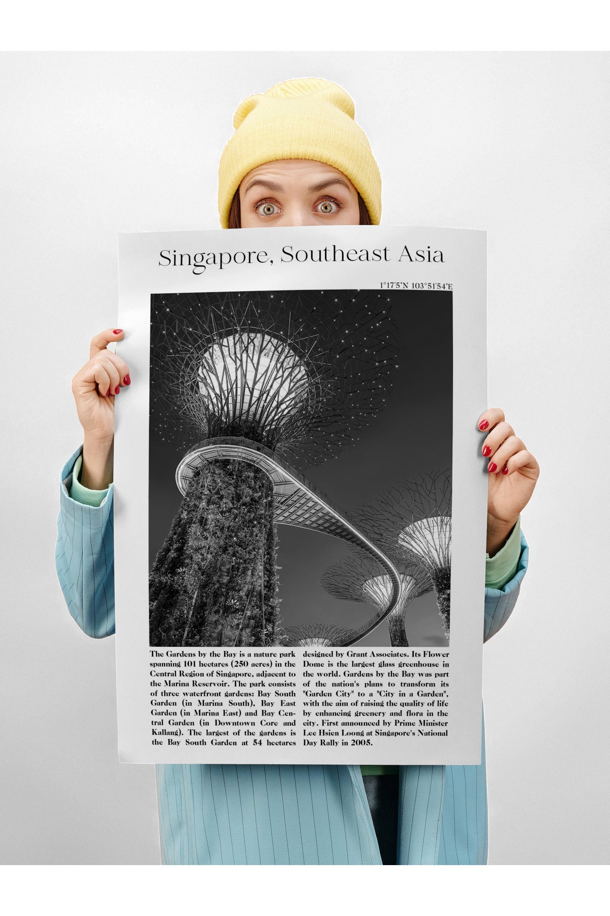 Singapur, Şehir Temalı Poster