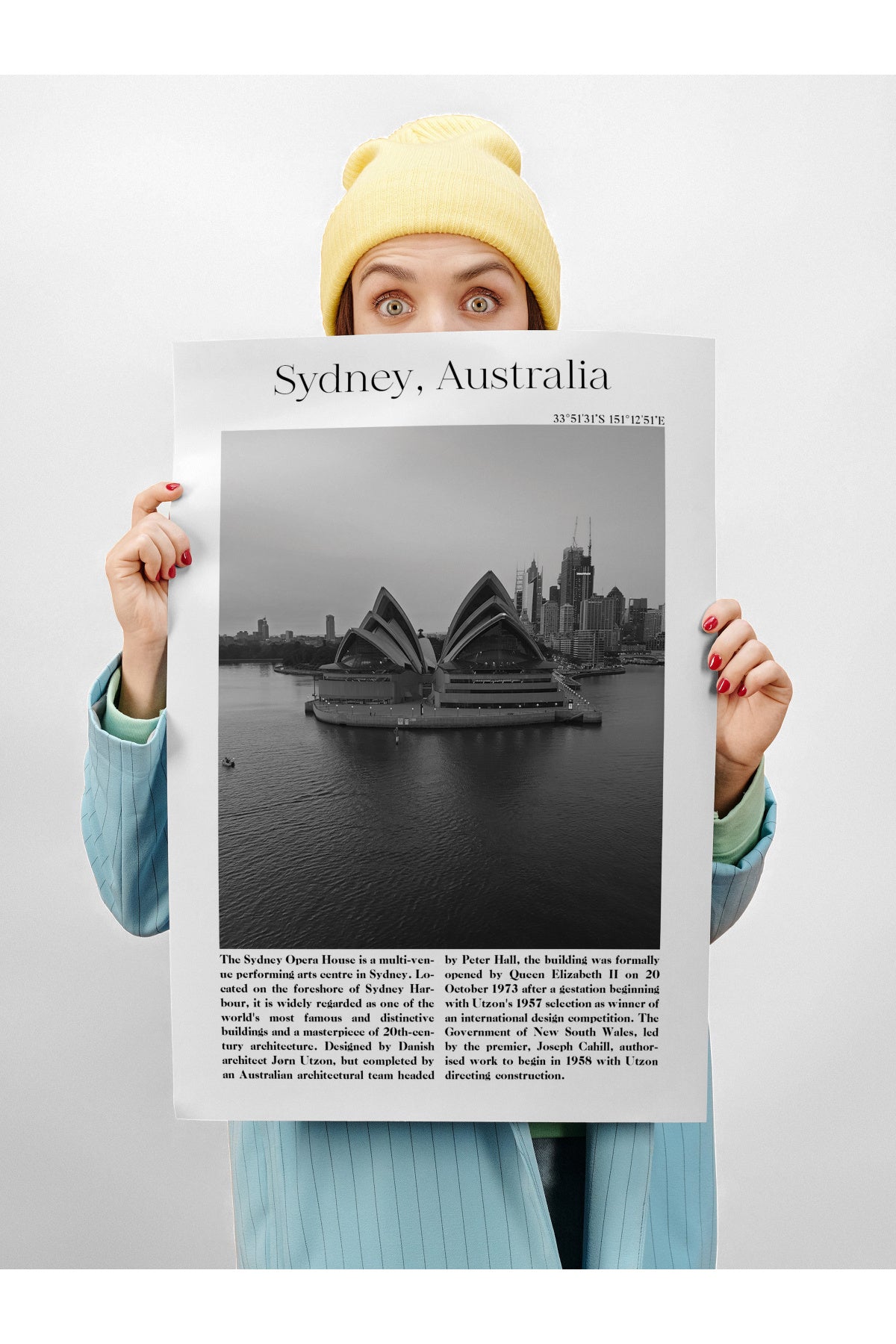 Sidney - Avustralya, Şehir Temalı Poster