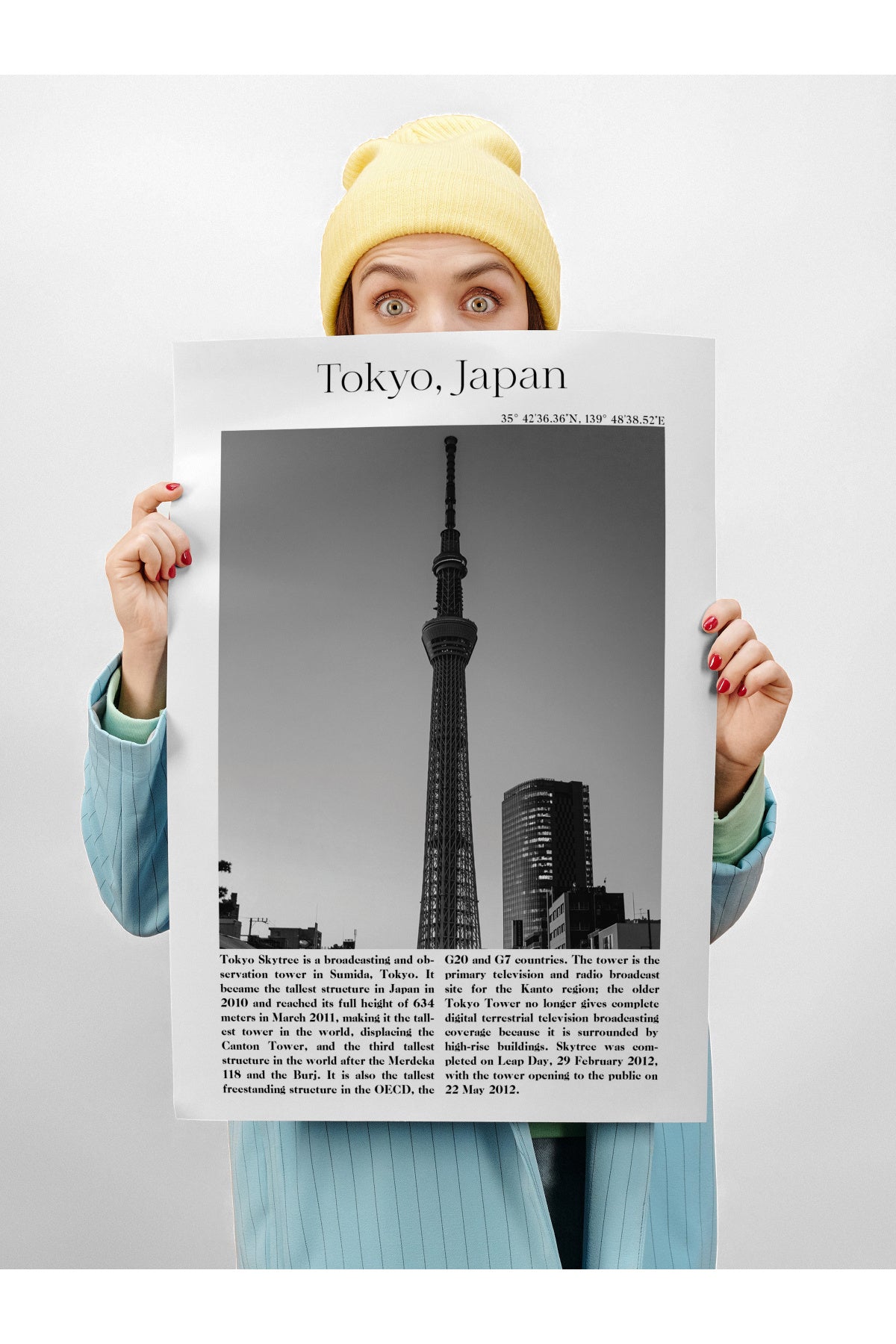 Tokyo - Japonya, Şehir Temalı Poster